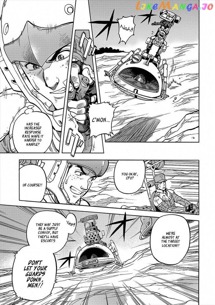 Kidou Senshi Gundam U.C. Hard Graph - Tetsu no Kanba chapter 9 - page 17