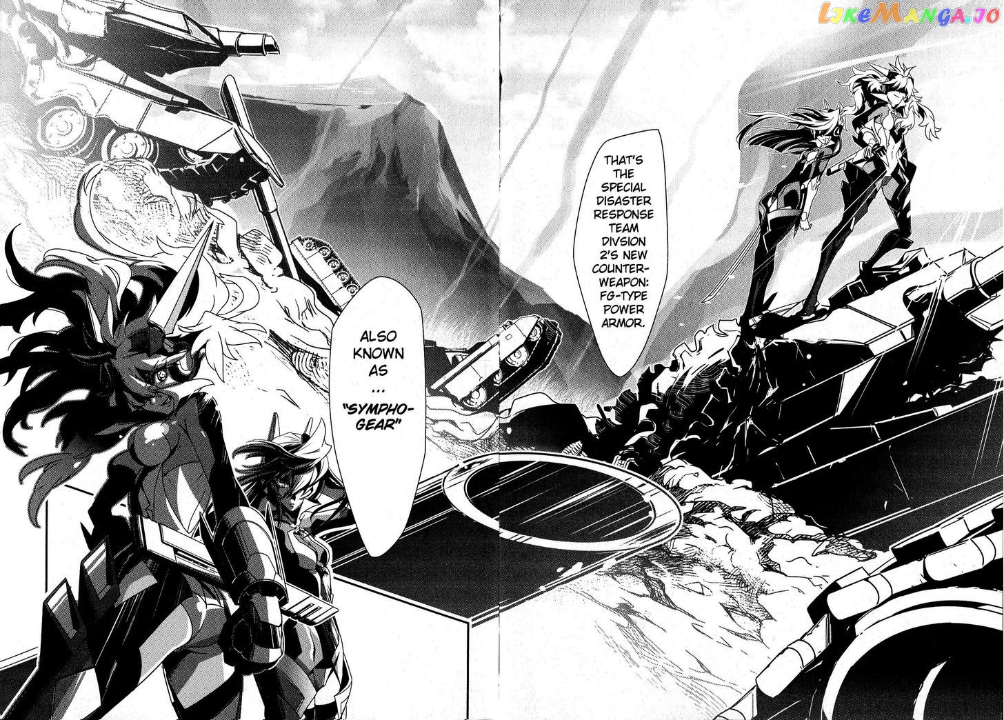 Senki Zesshou Symphogear Chapter 1 - page 9