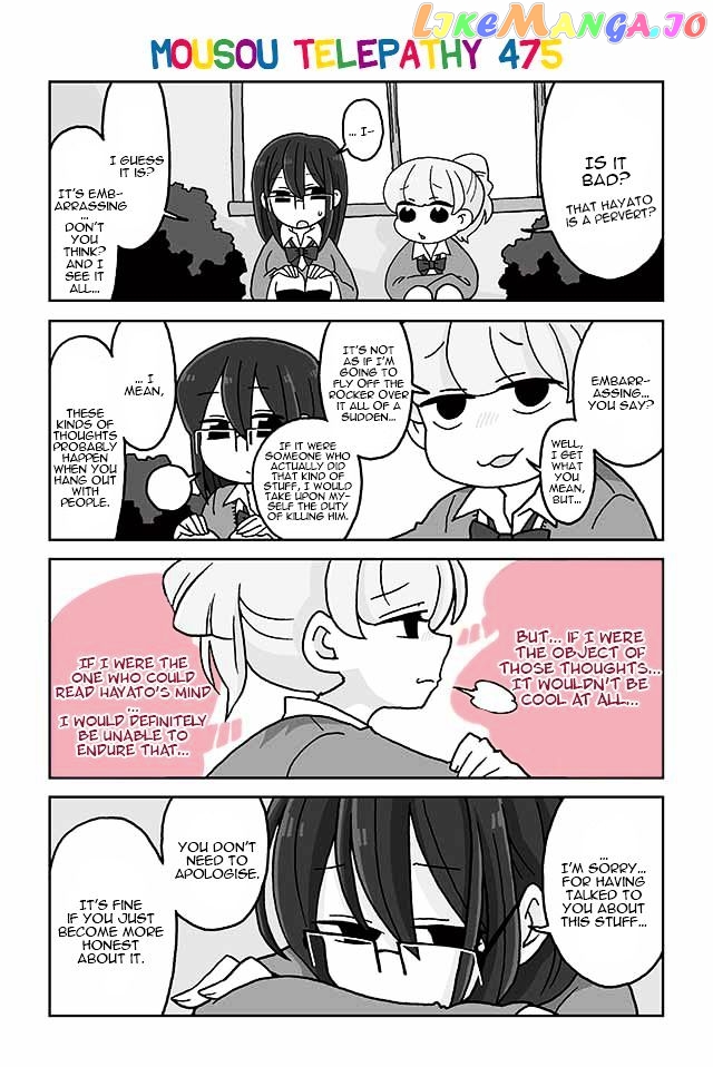 Mousou Telepathy chapter 475 - page 1