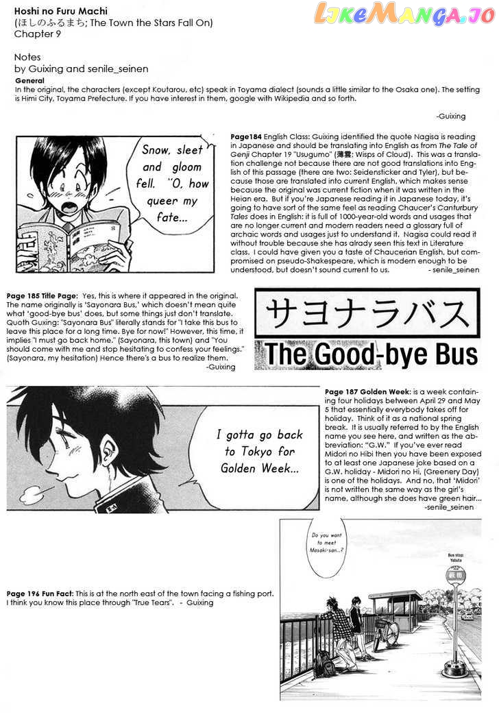 Hoshi No Furu Machi Chapter 9 - page 24