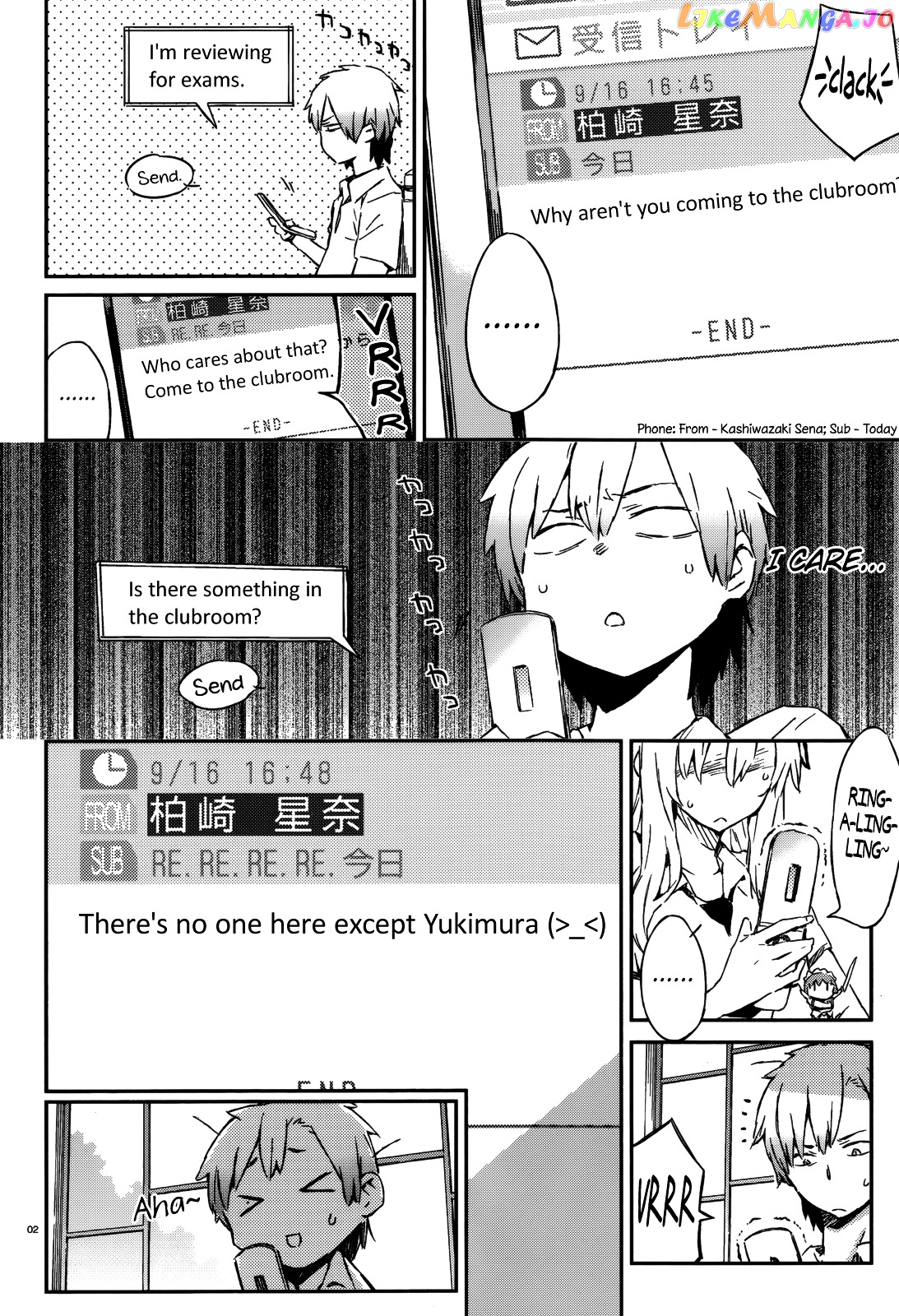 Boku Wa Tomodachi Ga Sukunai Plus chapter 33 - page 2