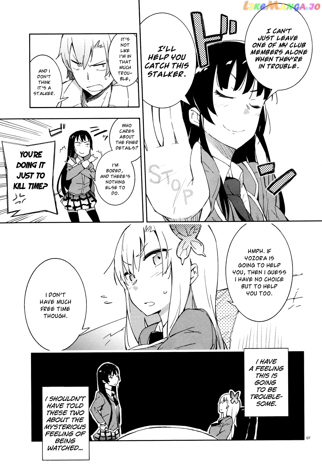 Boku Wa Tomodachi Ga Sukunai Plus chapter 5 - page 7