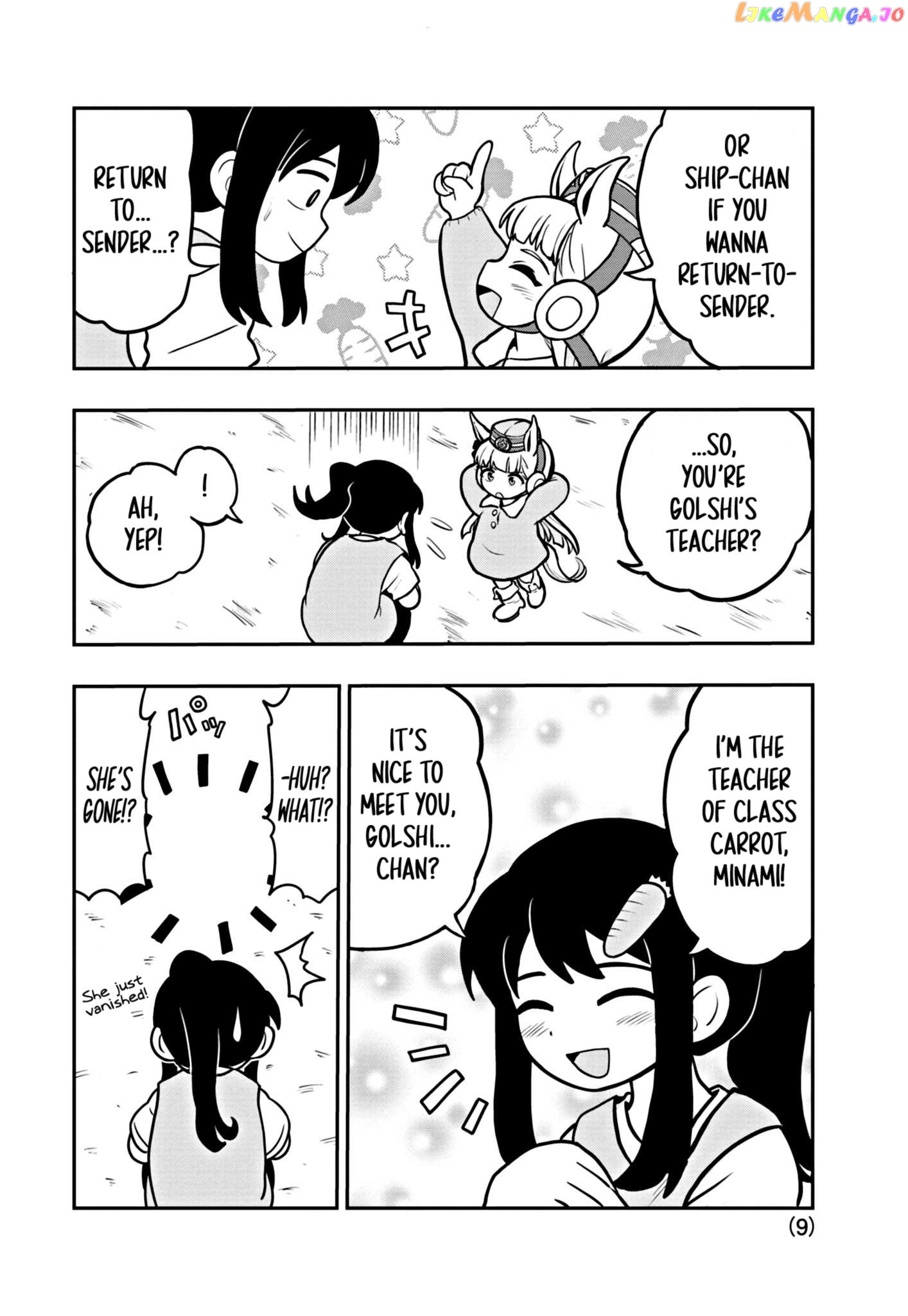 Uma Musume Pretty Derby Pisupisu☆Supisupi Golshi-Chan chapter 1 - page 9