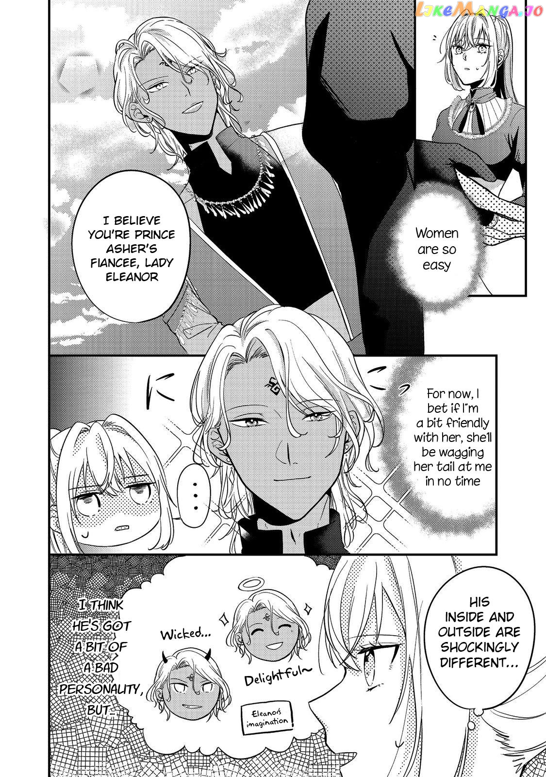The Villainess Who Can Read Minds Is Playing With Her Puppy-Like Prince Today Too chapter 4 - page 4