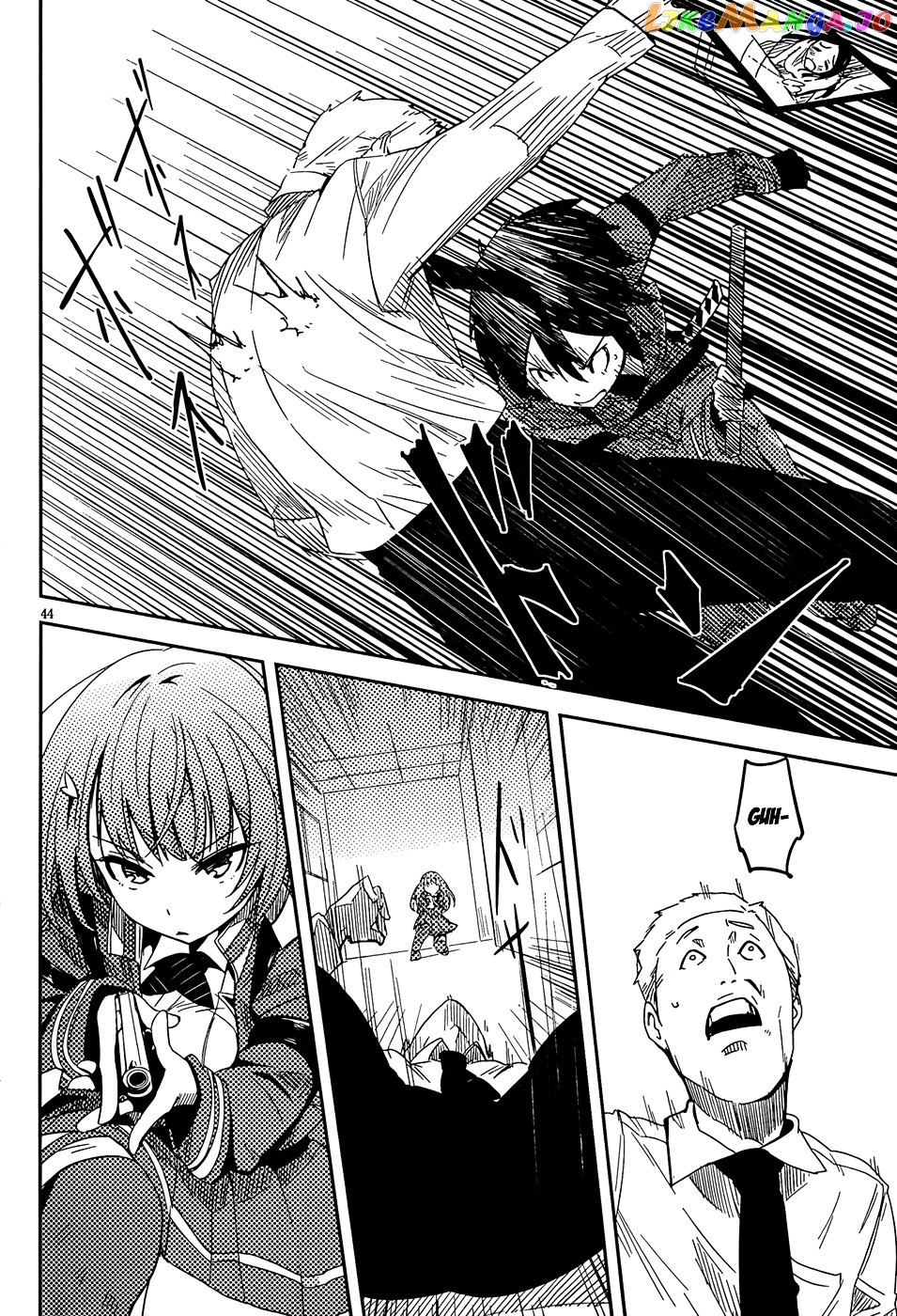 Taimadou Gakuen 35 Shiken Shoutai chapter 1 - page 46