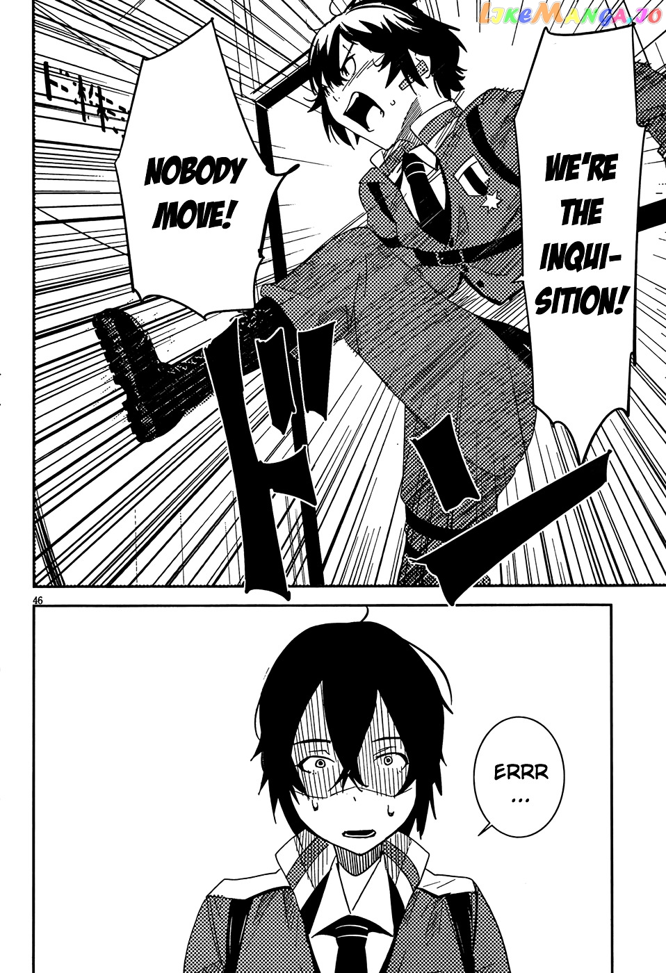 Taimadou Gakuen 35 Shiken Shoutai chapter 1 - page 48