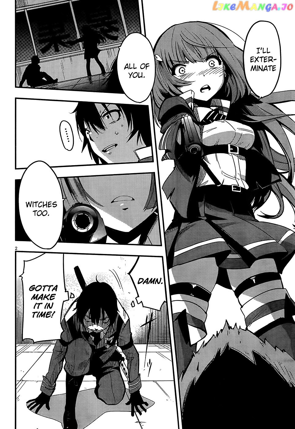Taimadou Gakuen 35 Shiken Shoutai chapter 4 - page 2