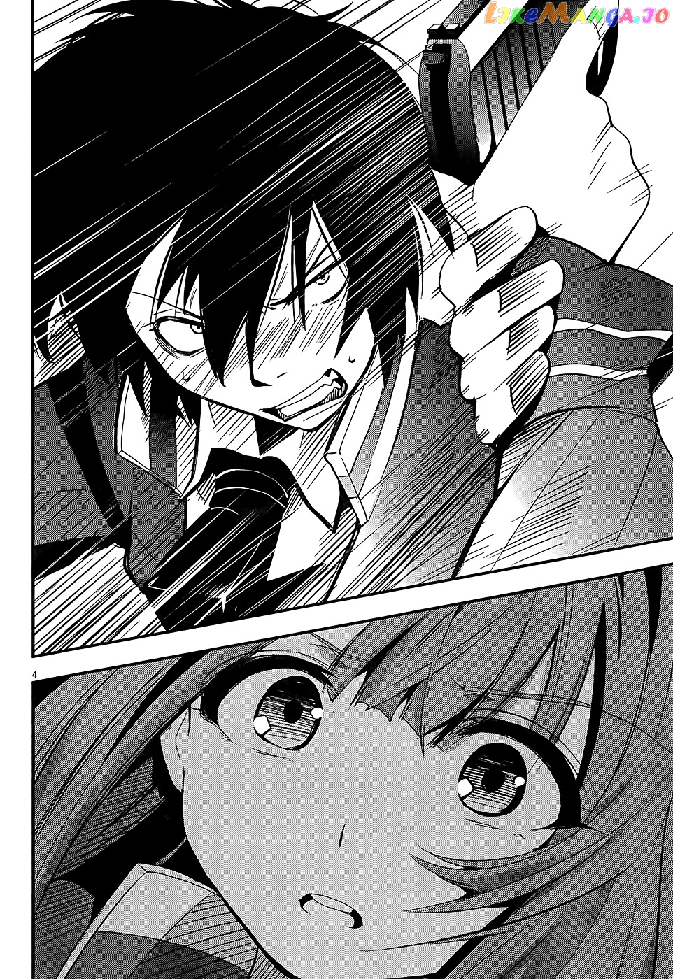 Taimadou Gakuen 35 Shiken Shoutai chapter 4 - page 4