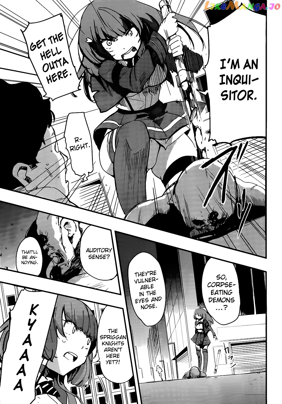 Taimadou Gakuen 35 Shiken Shoutai chapter 9 - page 8