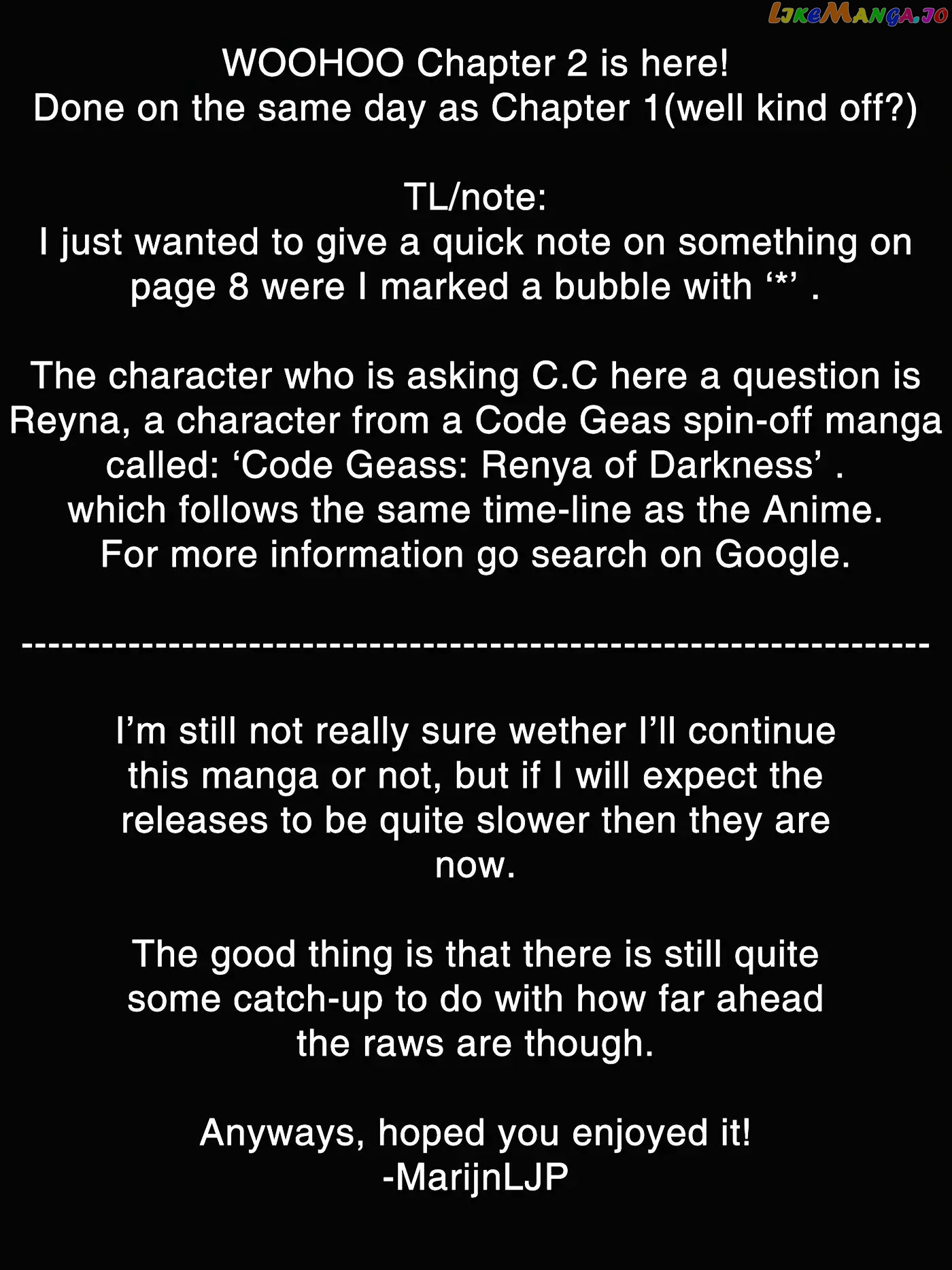 Code Geass: Lelouch of The Rebellion re chapter 2 - page 32