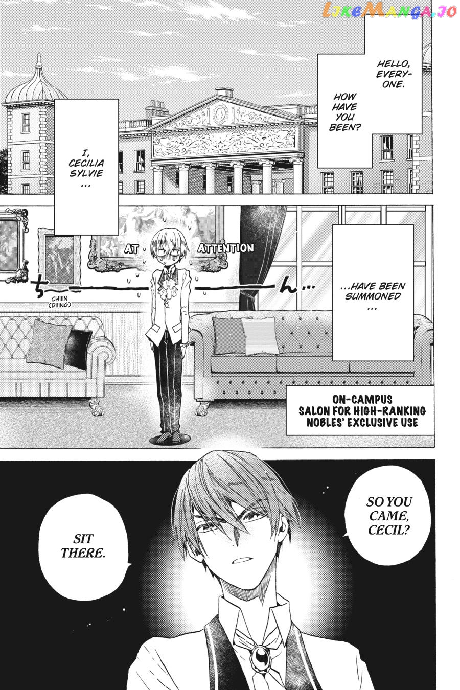 Cross-Dressing Villainess Cecilia Sylvie chapter 3 - page 1
