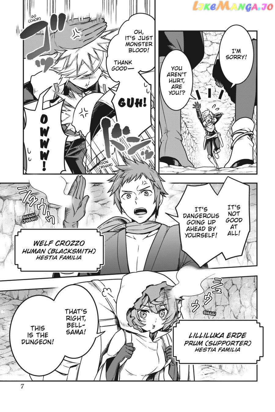 Is It Wrong to Try to Pick Up Girls in a Dungeon - Memoria Freese chapter 1 - page 7