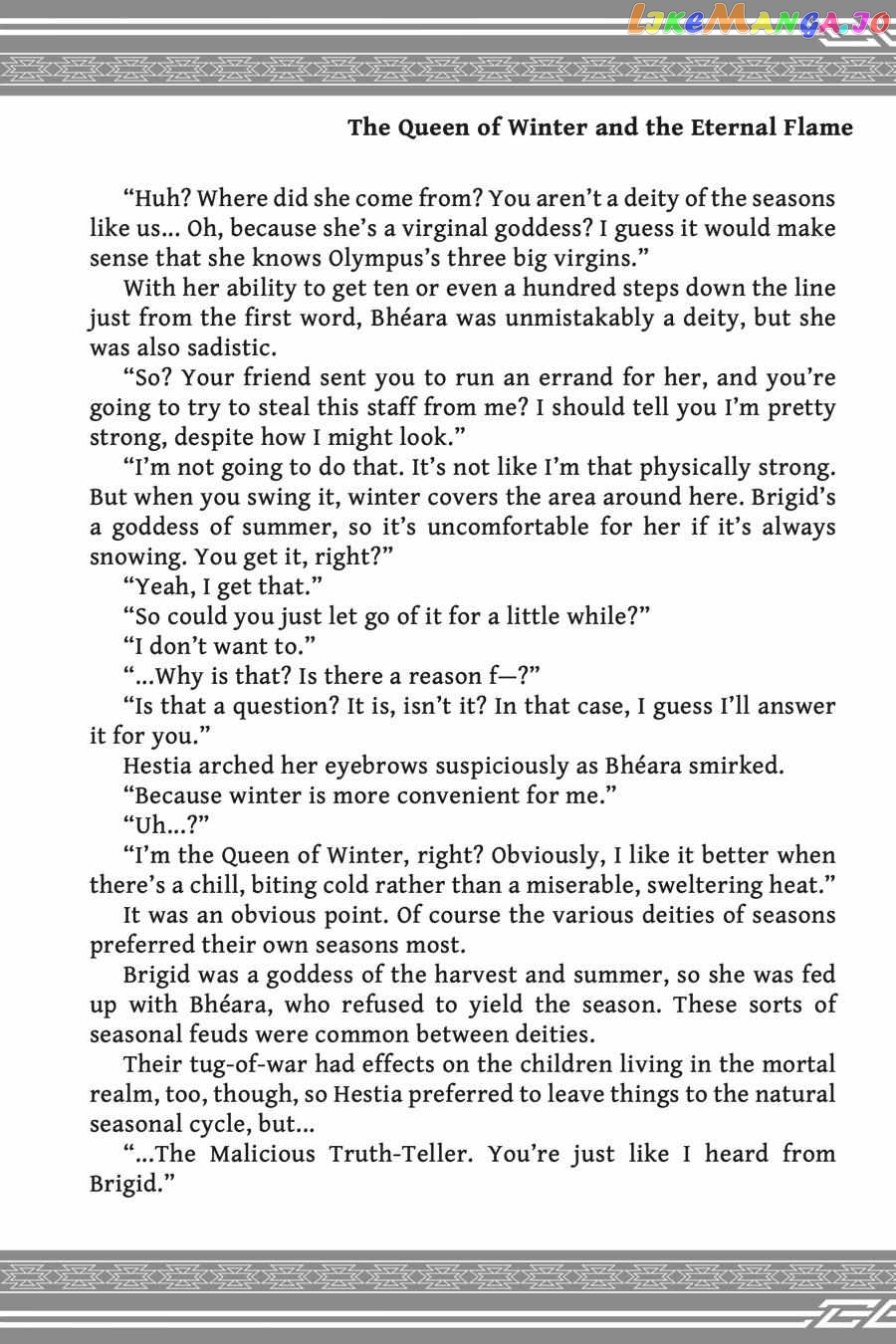 Is It Wrong to Try to Pick Up Girls in a Dungeon - Memoria Freese Chapter 9.5 - page 3