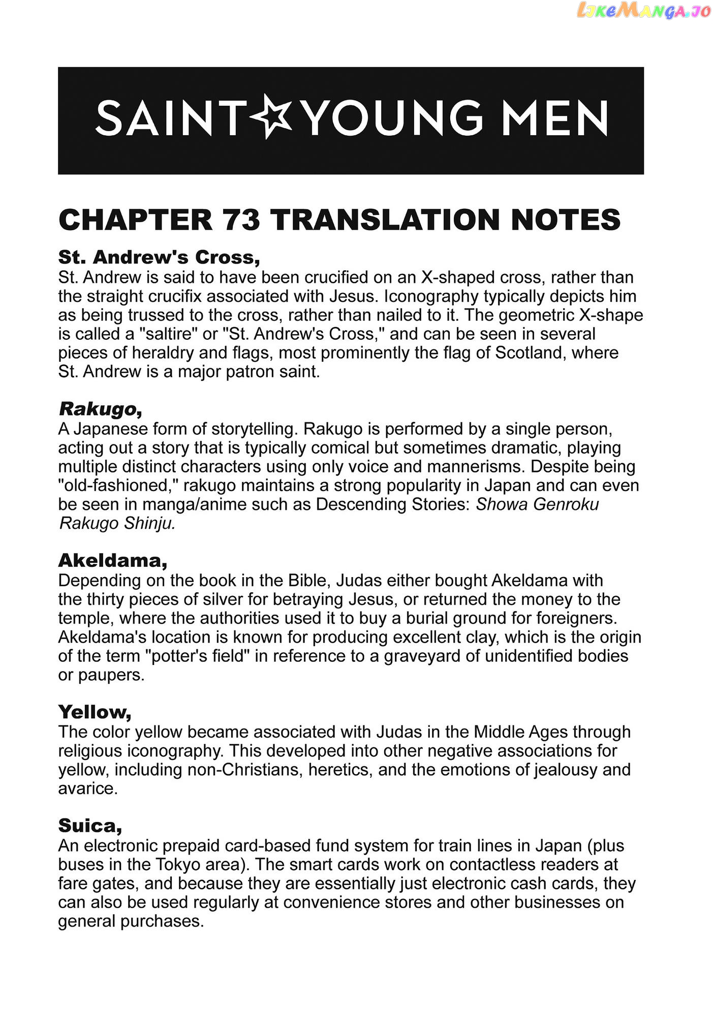 Saint Oniisan chapter 73 - page 15