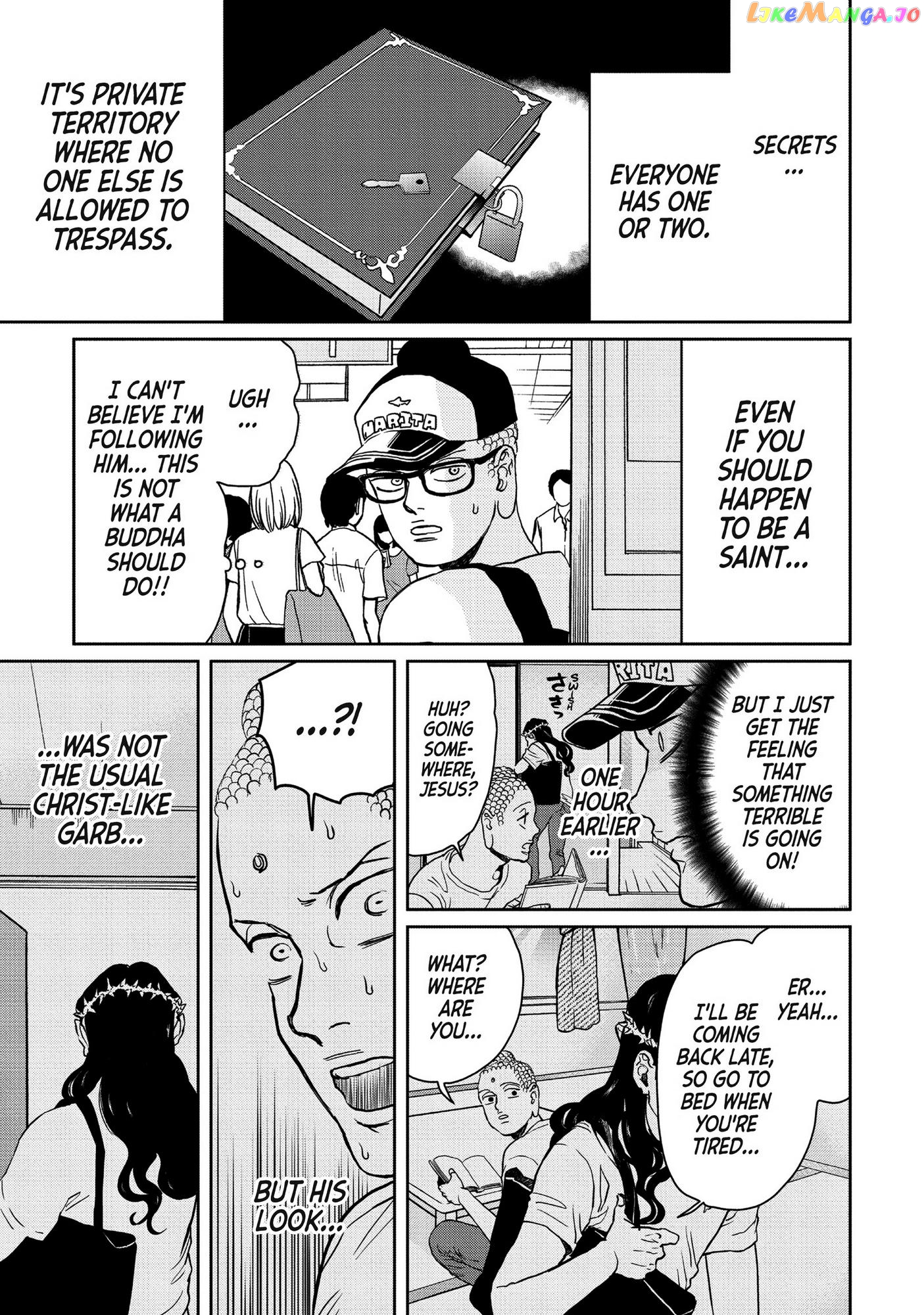Saint Oniisan chapter 95 - page 1