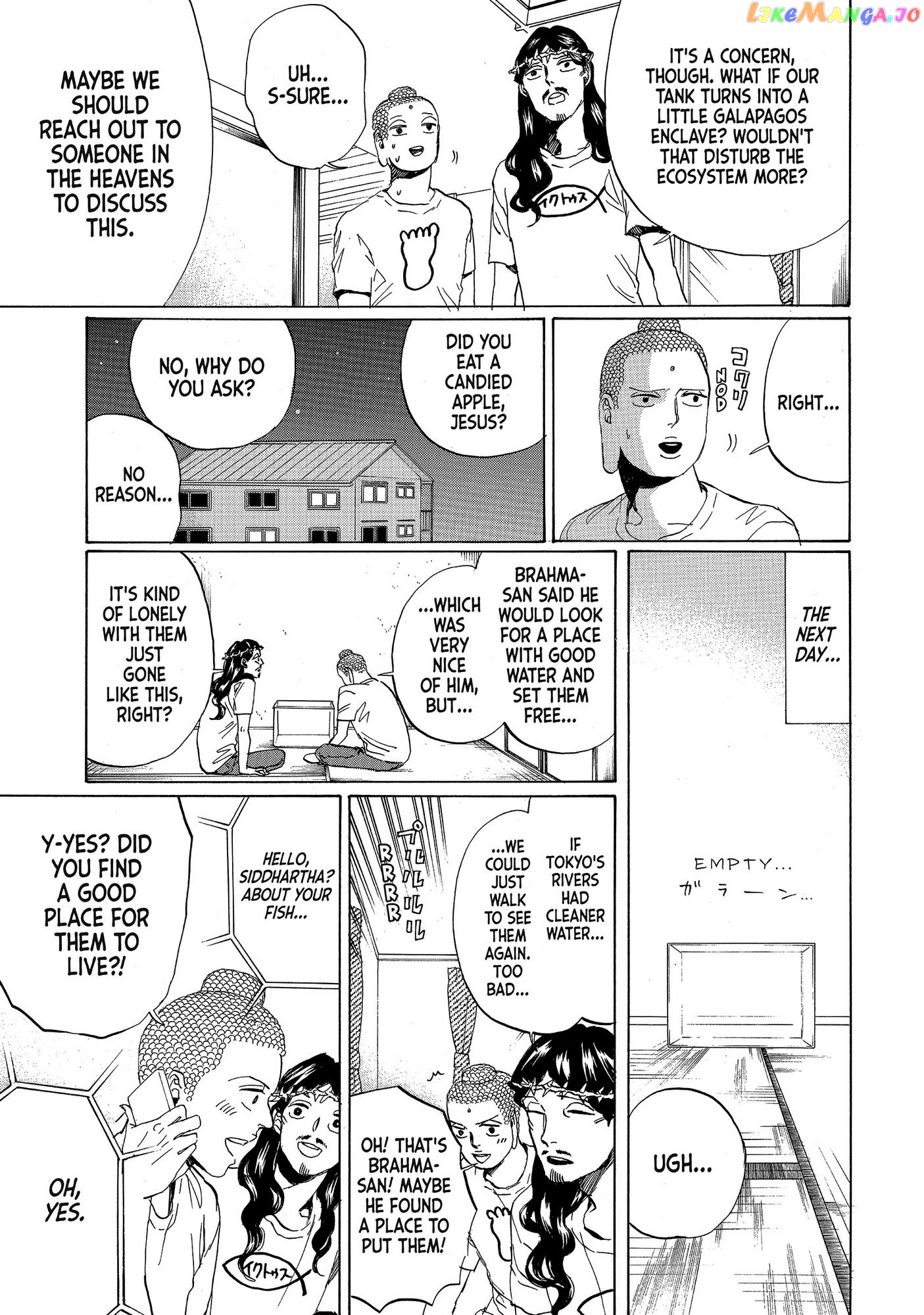 Saint Oniisan chapter 76 - page 13