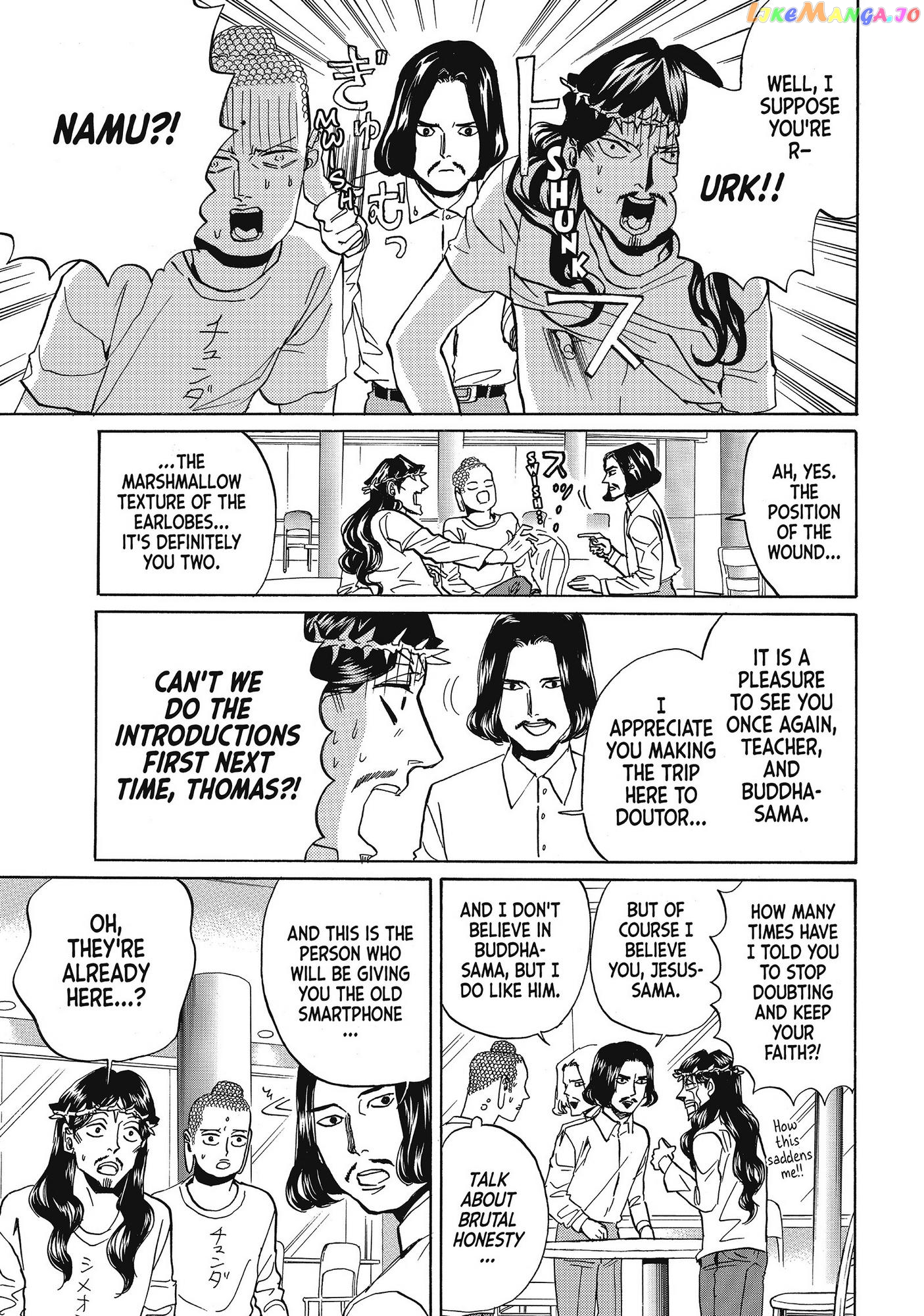 Saint Oniisan chapter 63 - page 5