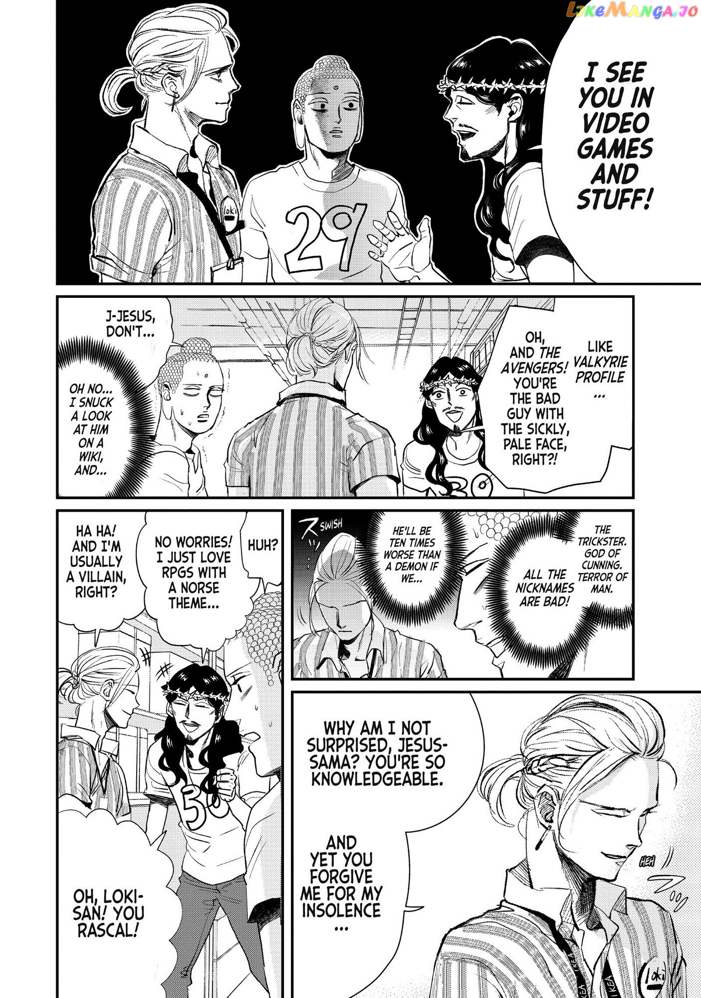 Saint Oniisan chapter 86 - page 14