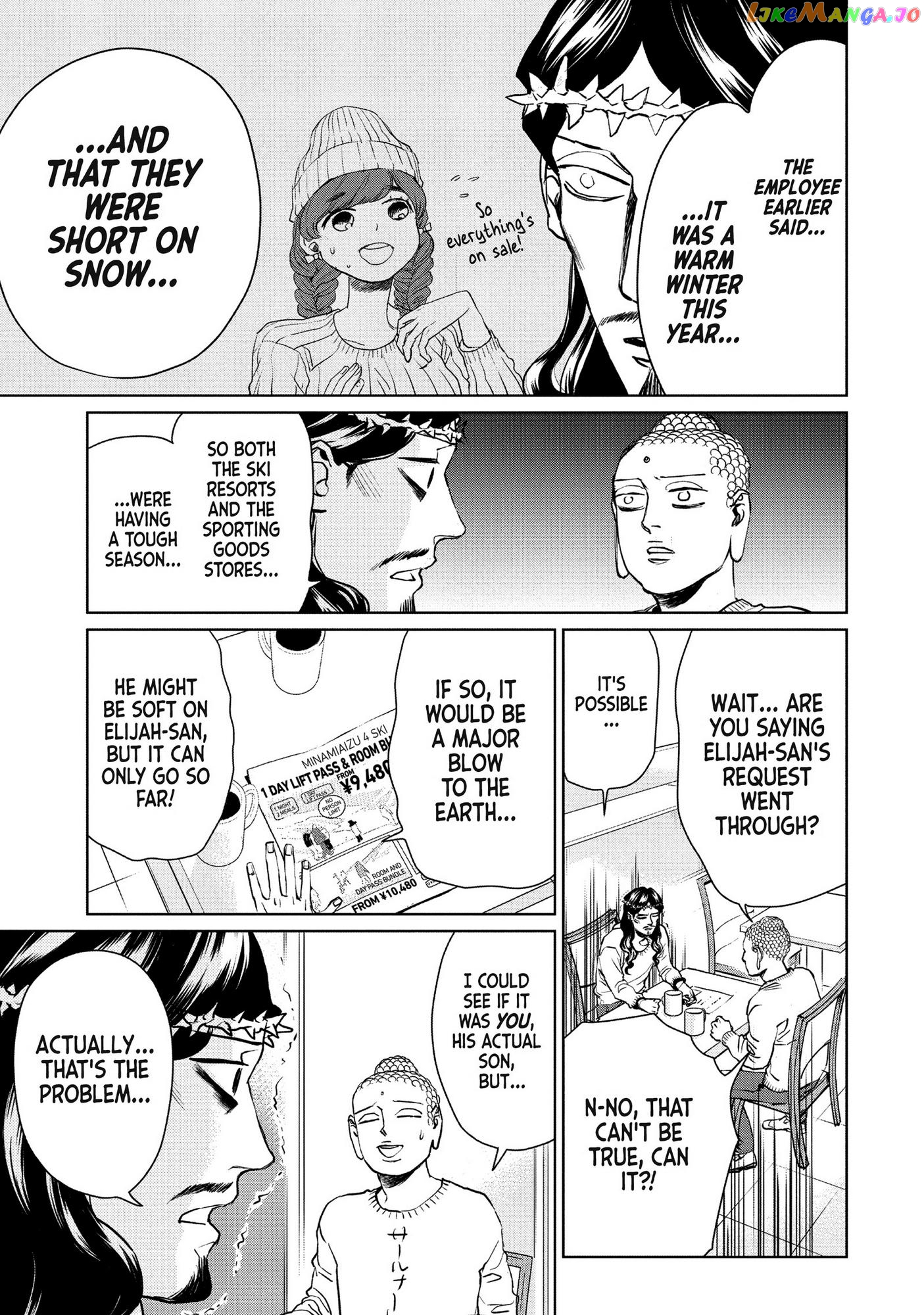Saint Oniisan chapter 91 - page 11