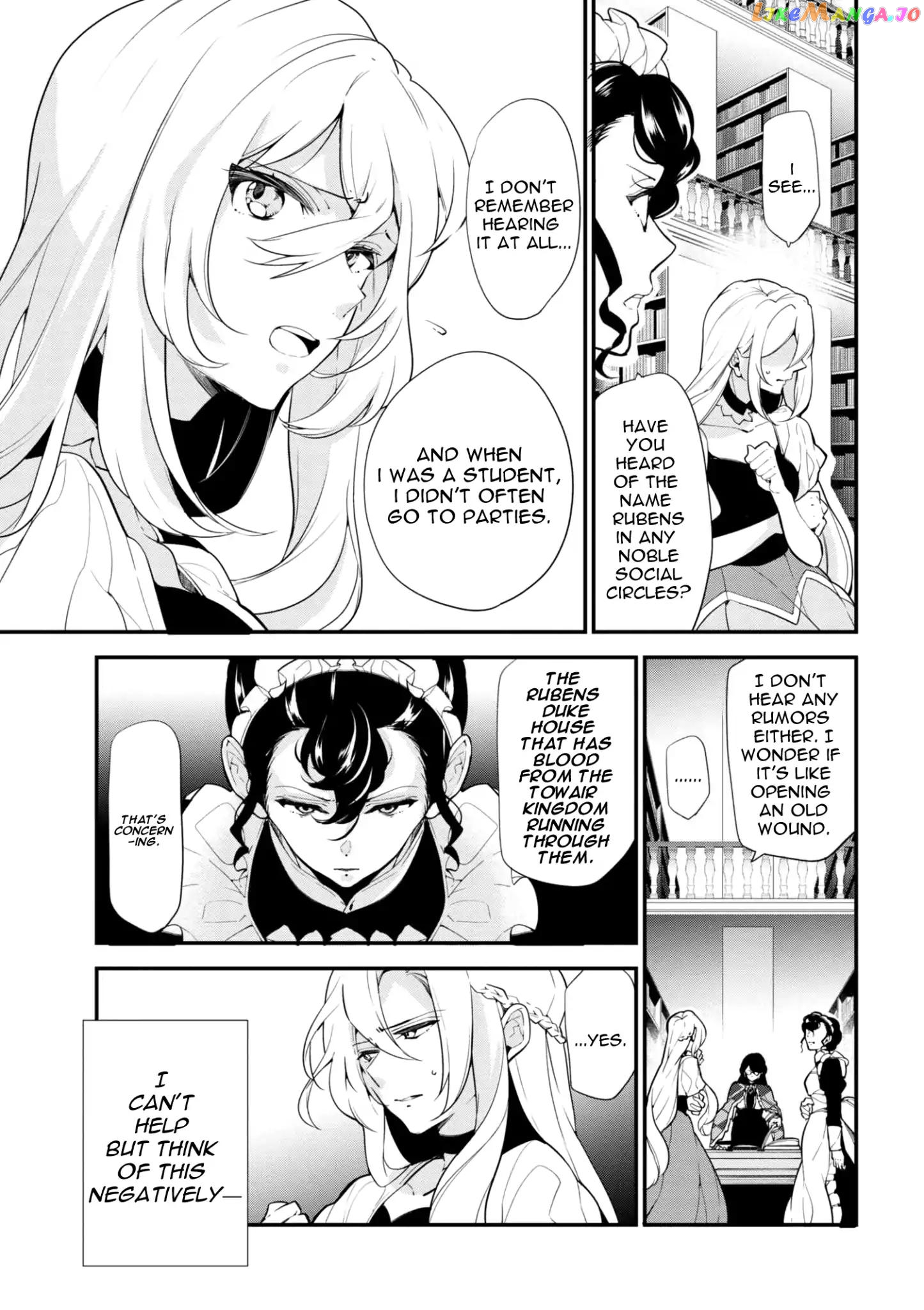 Koushaku Reijou no Tashinami chapter 41.1 - page 9