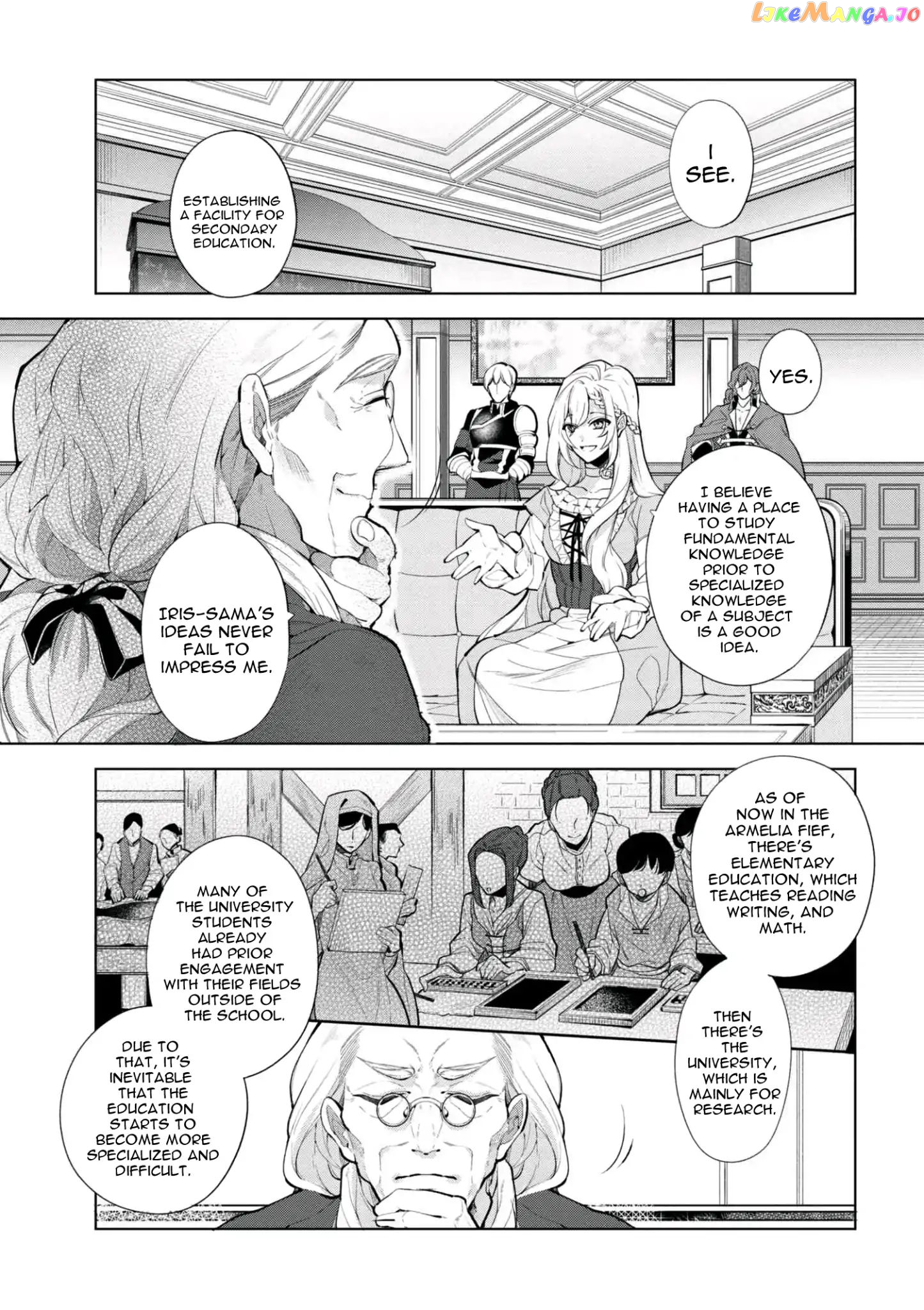 Koushaku Reijou no Tashinami chapter 42.1 - page 1