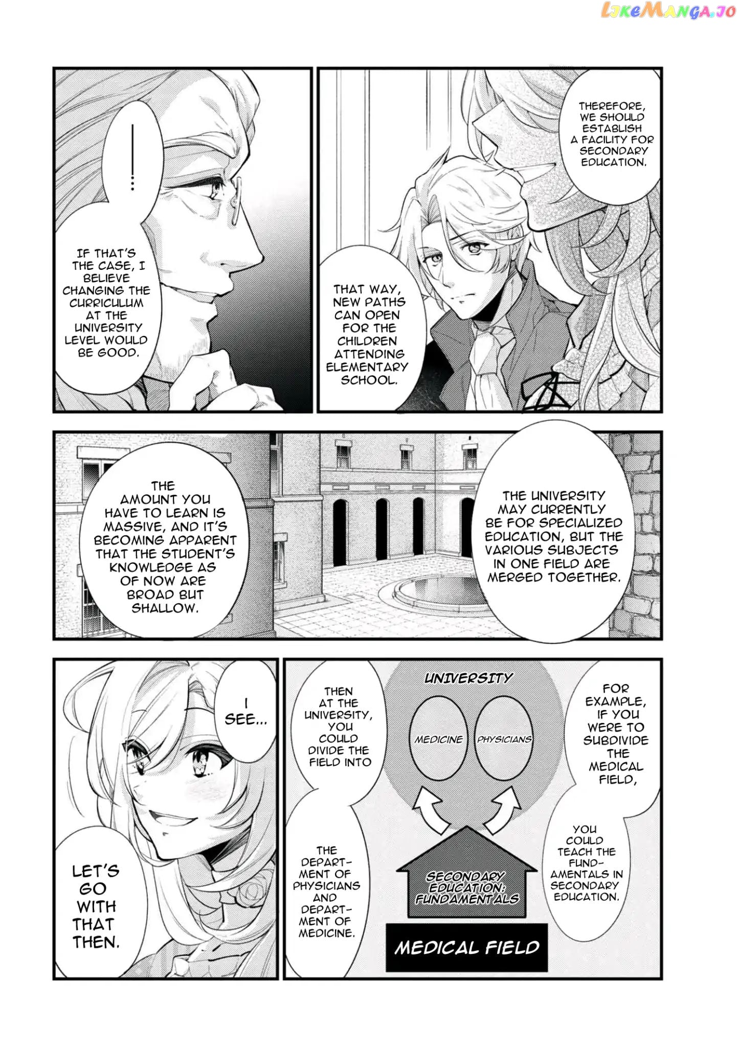 Koushaku Reijou no Tashinami chapter 42.1 - page 2
