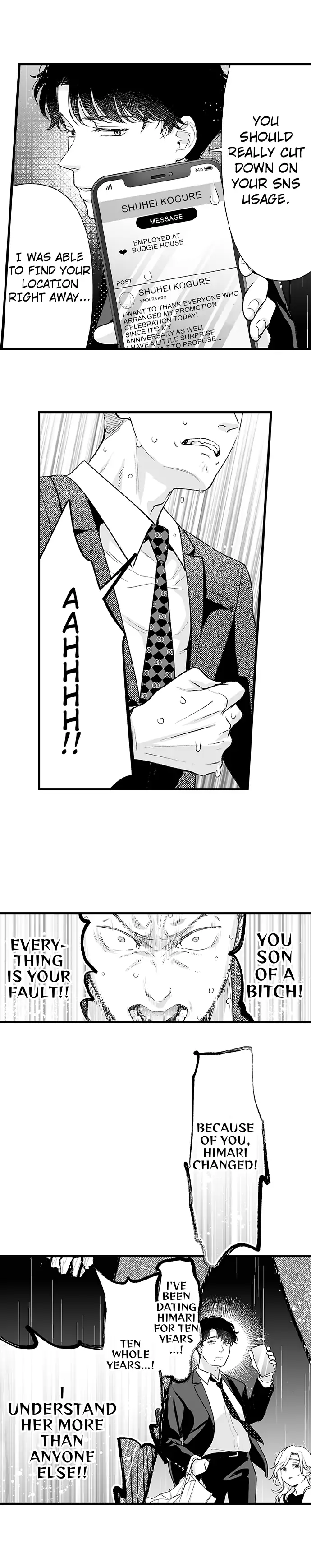 I'm in Love with Mr. Hanabusa's Mouth chapter 16 - page 3