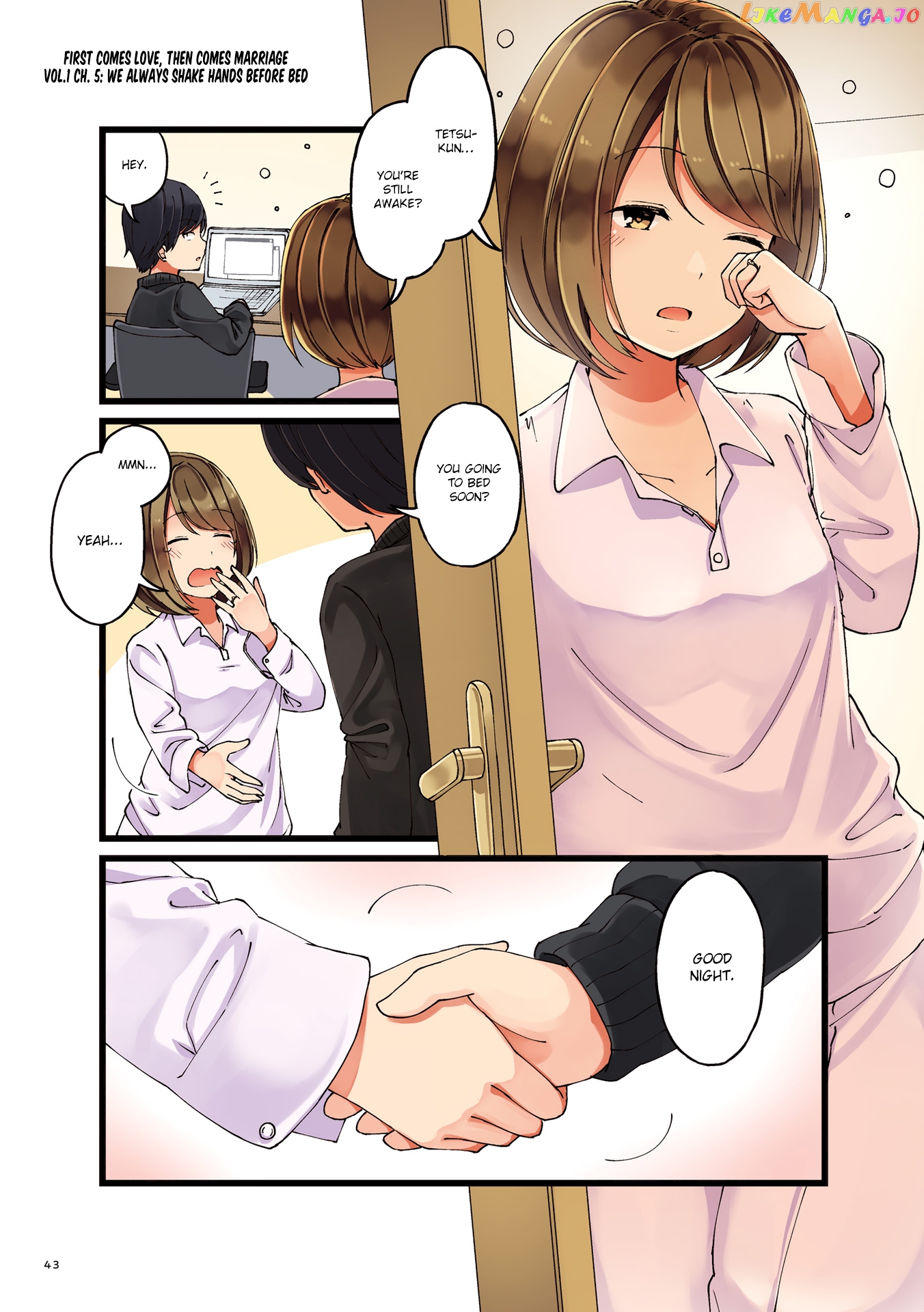 First Comes Love, Then Comes Marriage Chapter 5 - page 1