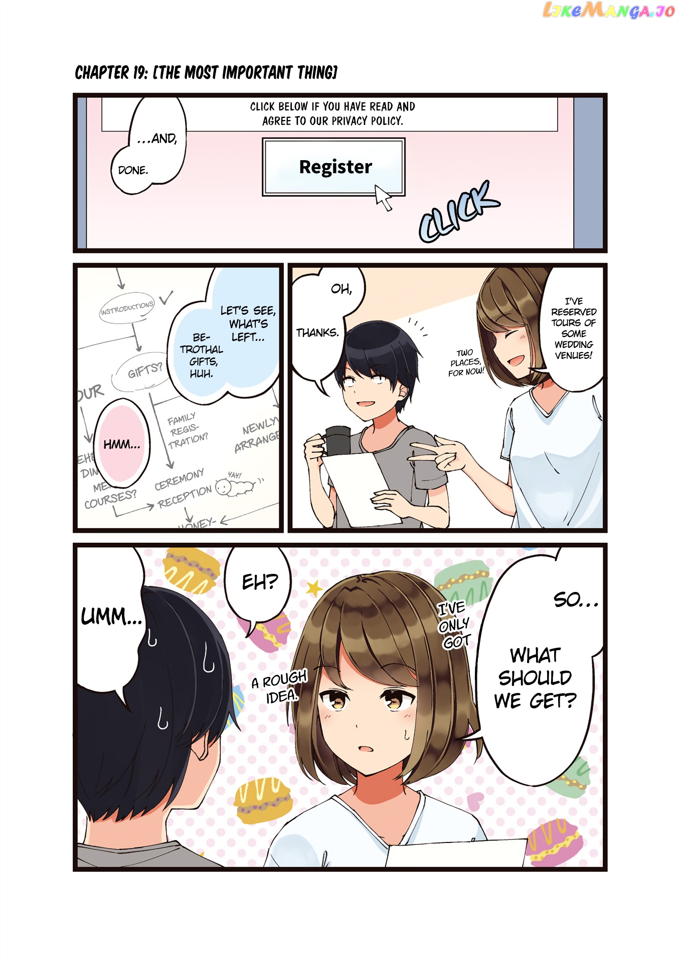 First Comes Love, Then Comes Marriage Chapter 19 - page 1