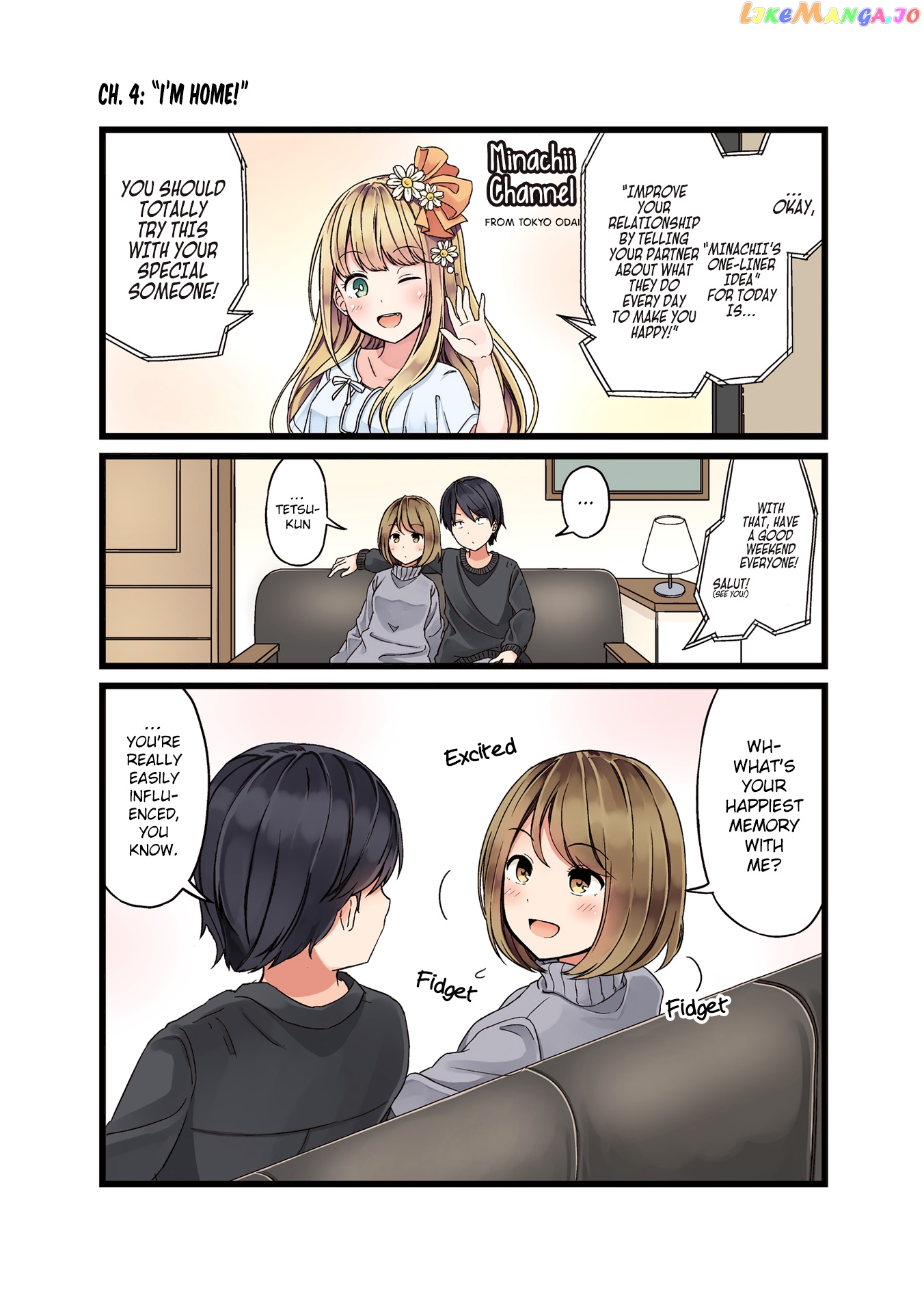 First Comes Love, Then Comes Marriage Chapter 4 - page 1
