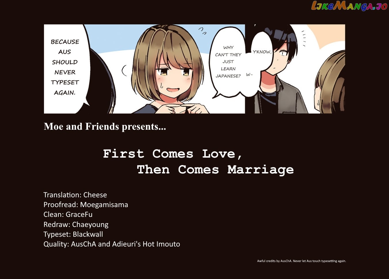 First Comes Love, Then Comes Marriage Chapter 10 - page 5