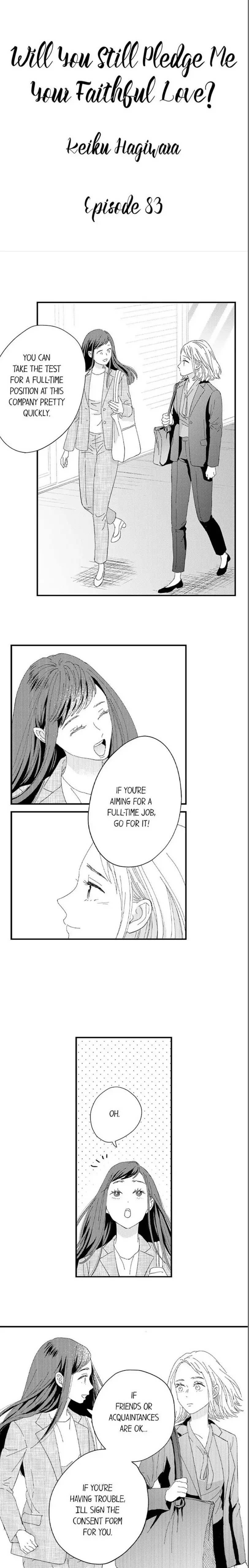 Soredemo ai o Chikaimasu ka? Chapter 83 - page 1