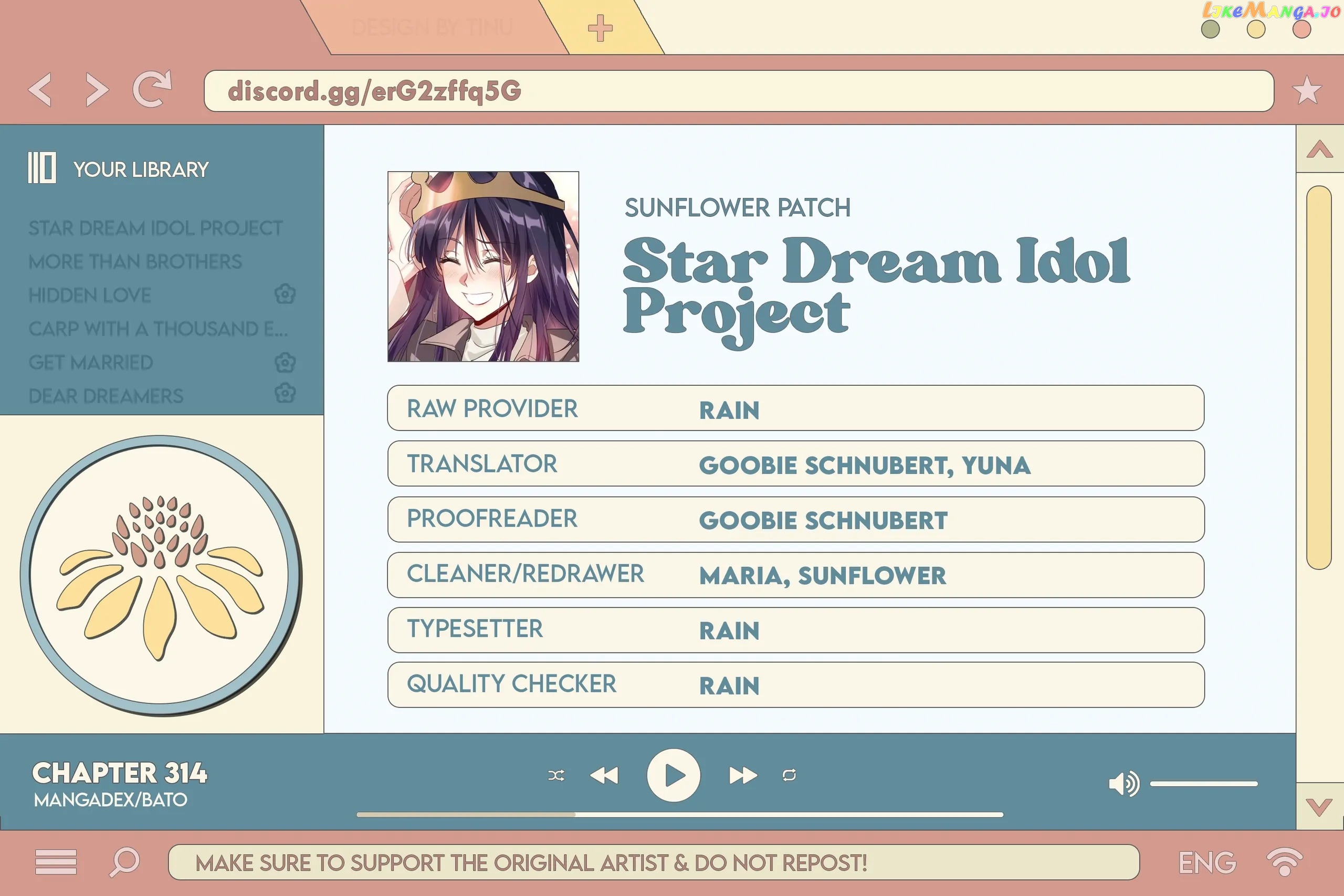 Star Dream Idol Project Chapter 314.5 - page 34