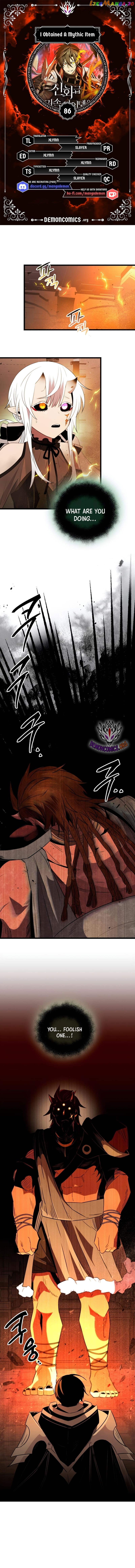 I Obtained a Mythic Item Chapter 86 - page 1