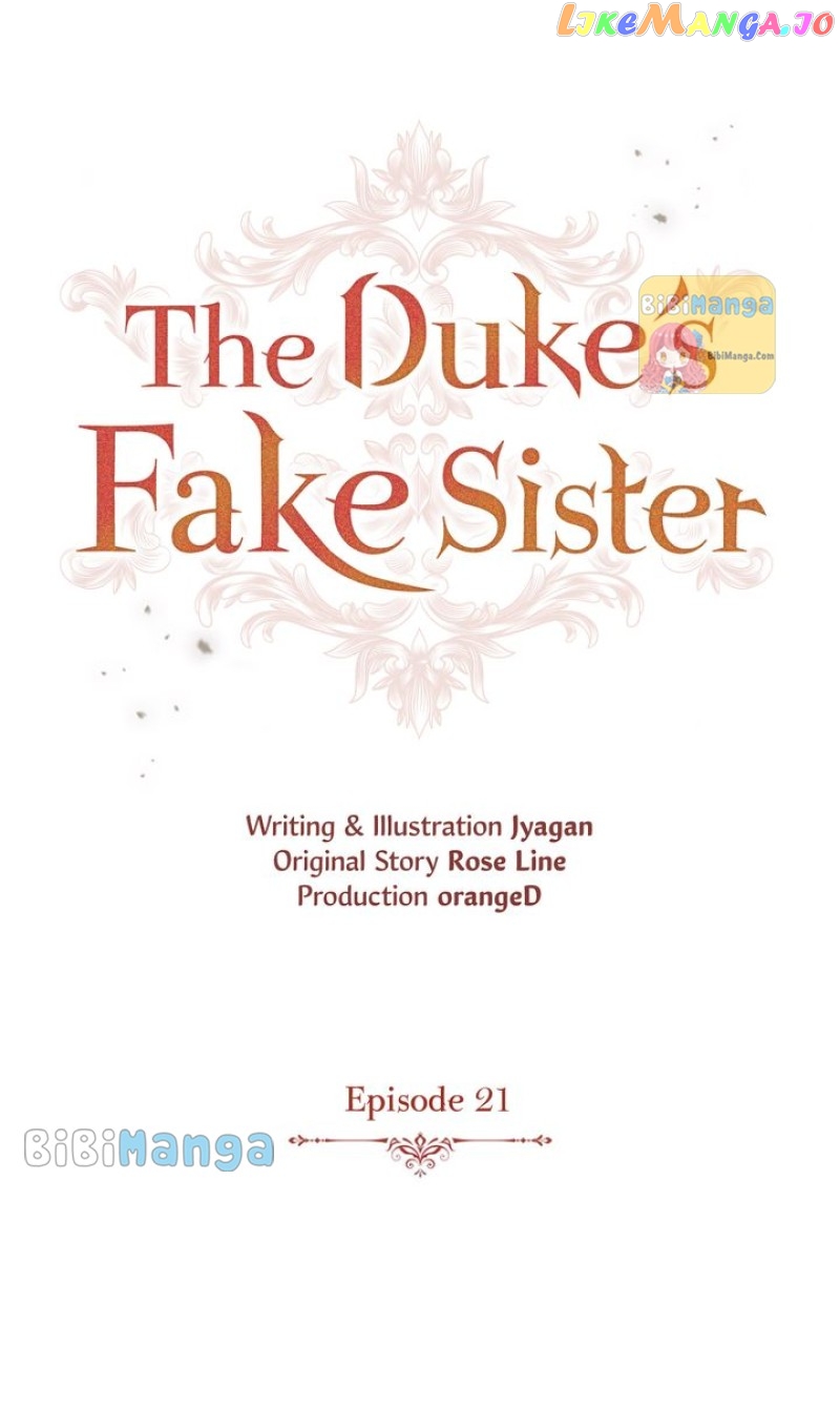 If You Want a Fake Sister Chapter 21 - page 20
