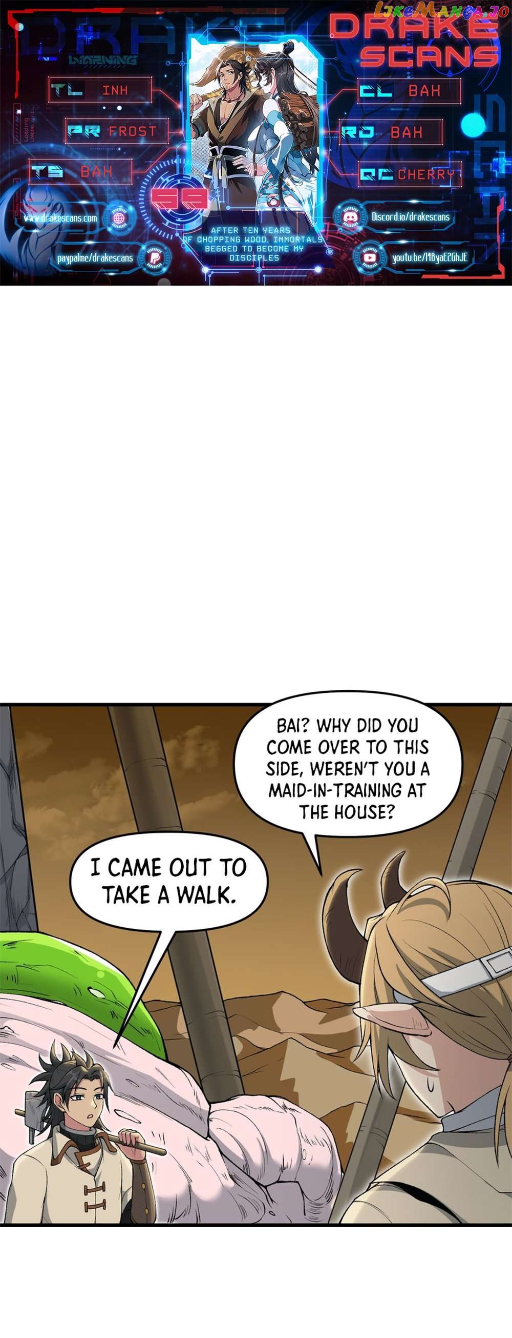 After Ten Years of Chopping Wood, Immortals Begged To Become My Disciples Chapter 59 - page 1