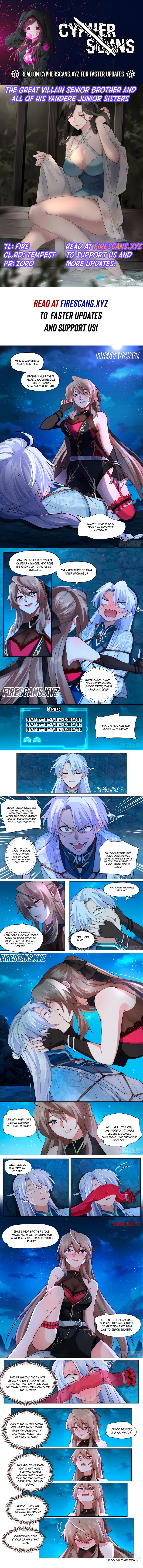The Great Villain Senior Brother and All of His Yandere Junior Sisters Chapter 32 - page 1