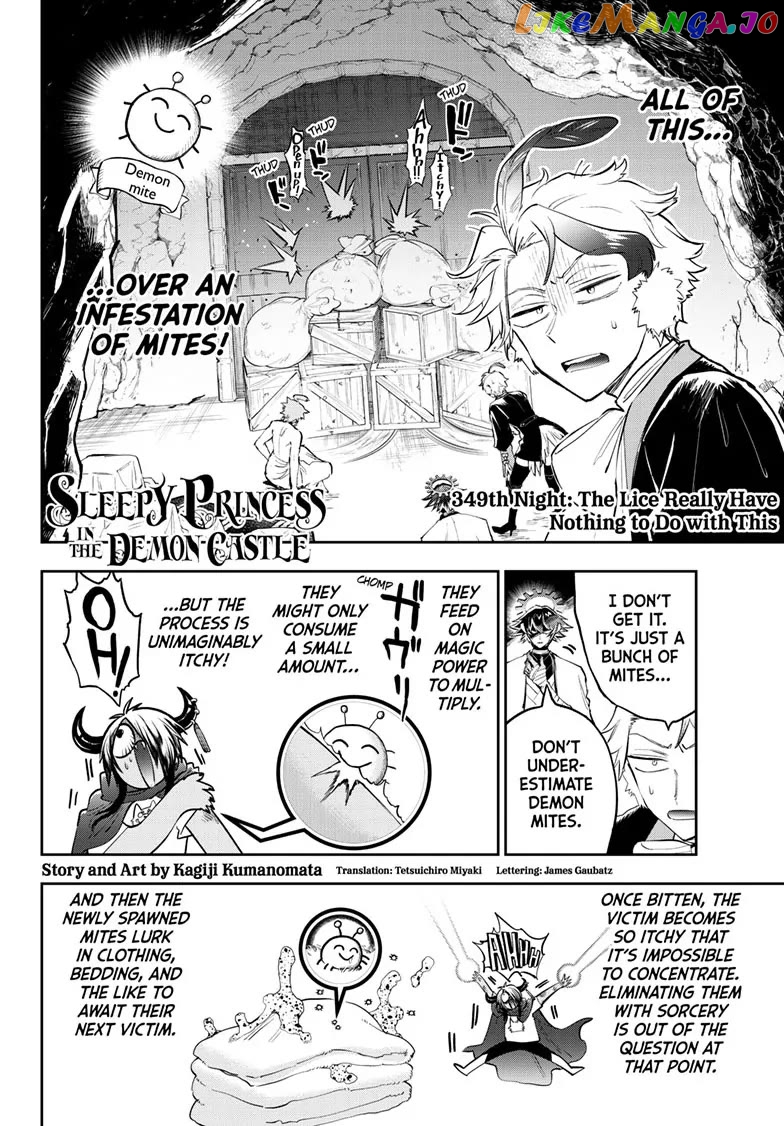 Maou-jou de Oyasumi Chapter 349 - page 2