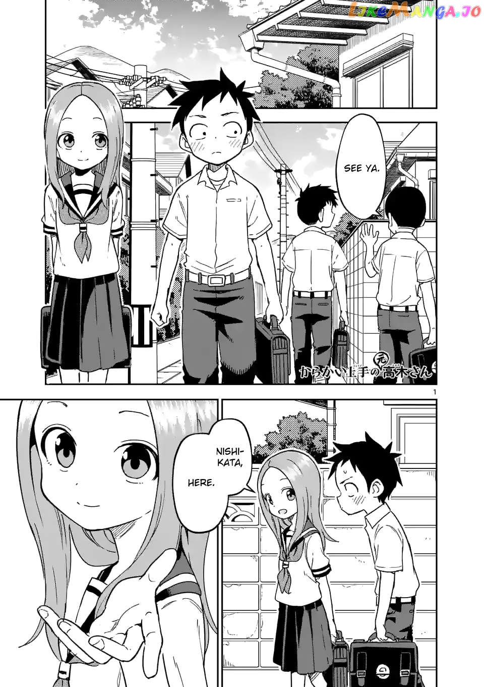 Karakai Jouzu no (Moto) Takagi-san Chapter 299 - page 1