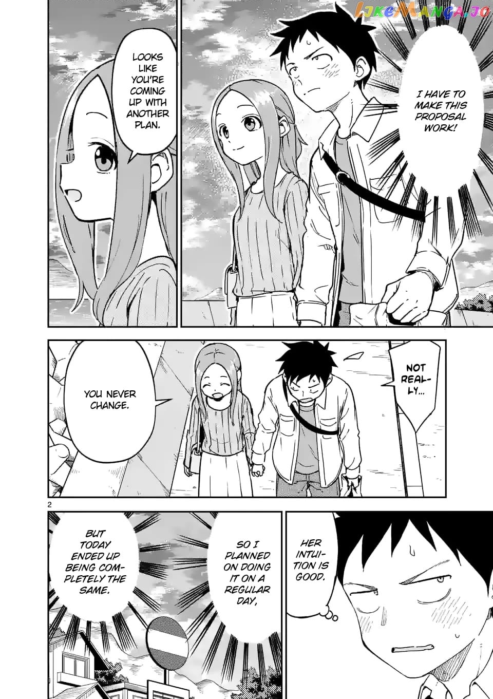 Karakai Jouzu no (Moto) Takagi-san Chapter 300 - page 2