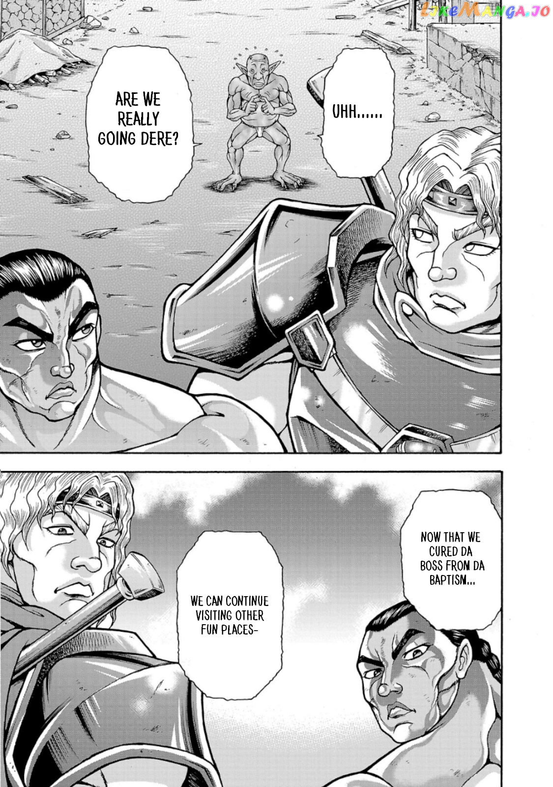 Baki Gaiden – Retsu Kaioh Isekai Tensei Shitemo Ikkō Kamawan! Chapter 38 - page 16