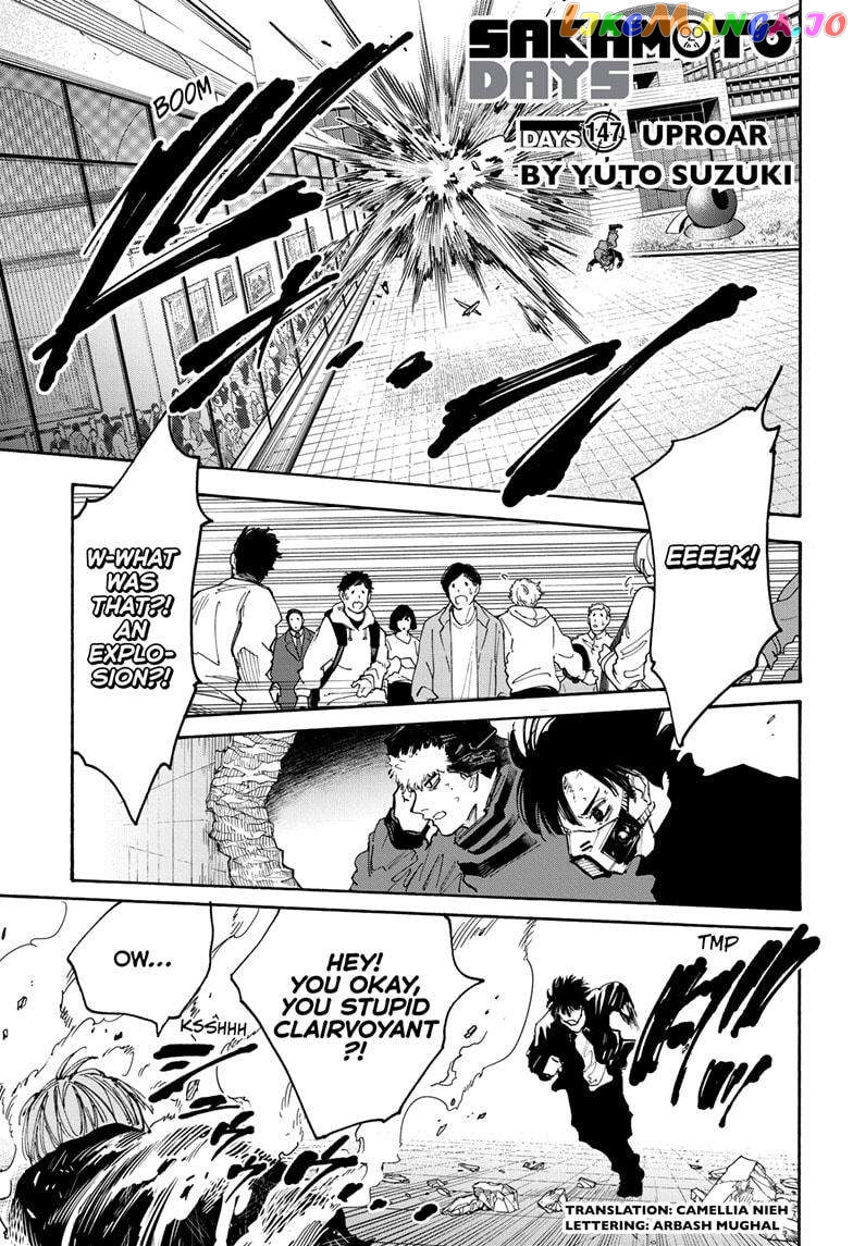 Sakamoto Days Chapter 147 - page 1