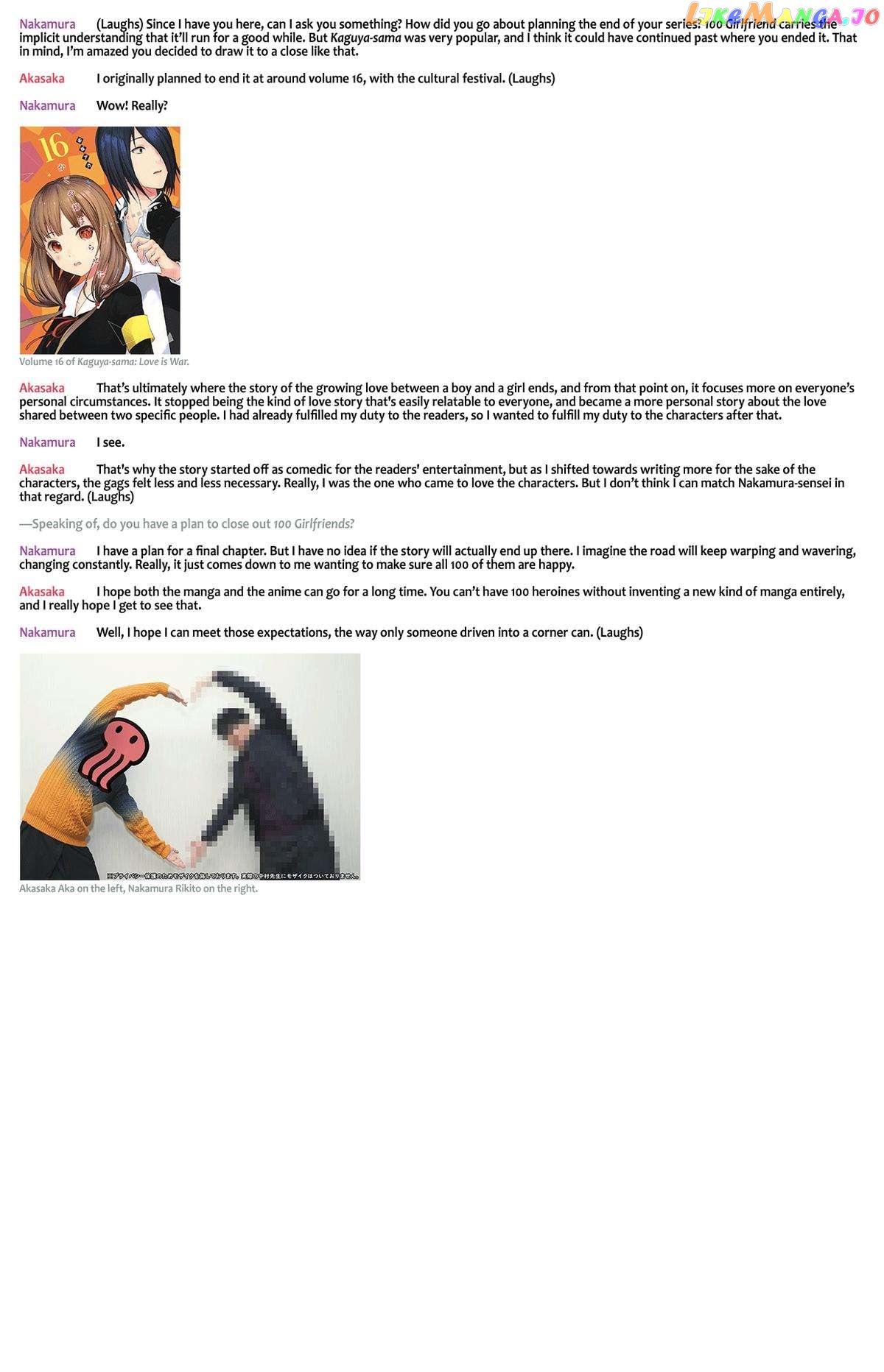 The 100 Girlfriends Who Really, Really, Really, Really, Really Love You Chapter 160 - page 27