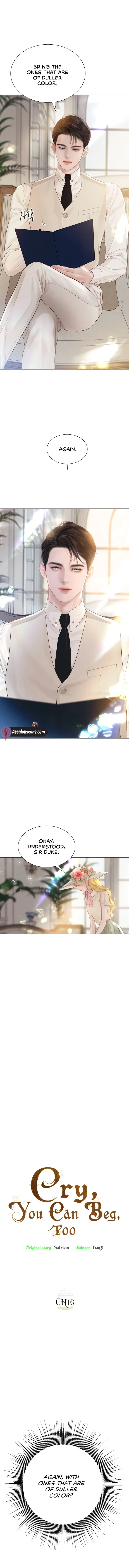 Cry, Even Better If You Beg Chapter 16 - page 1