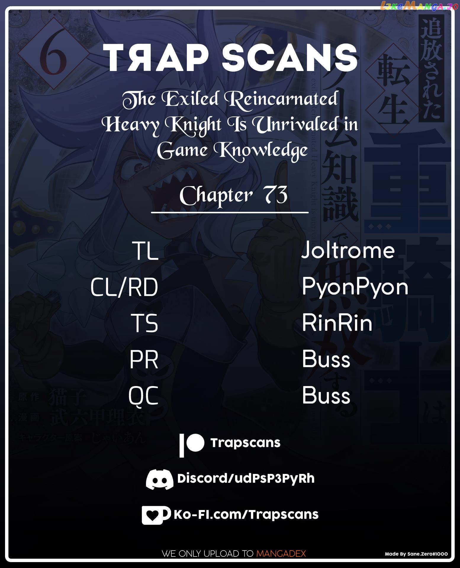 The Exiled Reincarnated Heavy Knight Is Unrivaled In Game Knowledge Chapter 73 - page 1