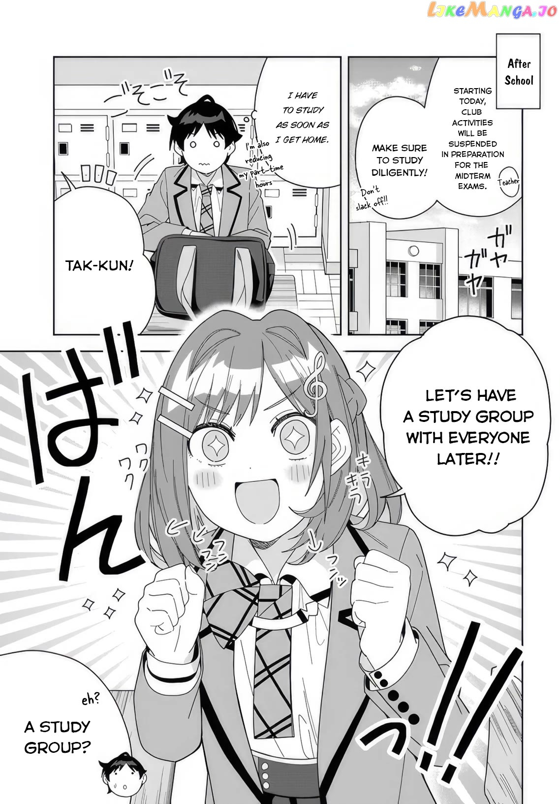 Classmate No Moto Idol Ga, Tonikaku Kyodou Fushin Nan Desu Chapter 8 - page 1