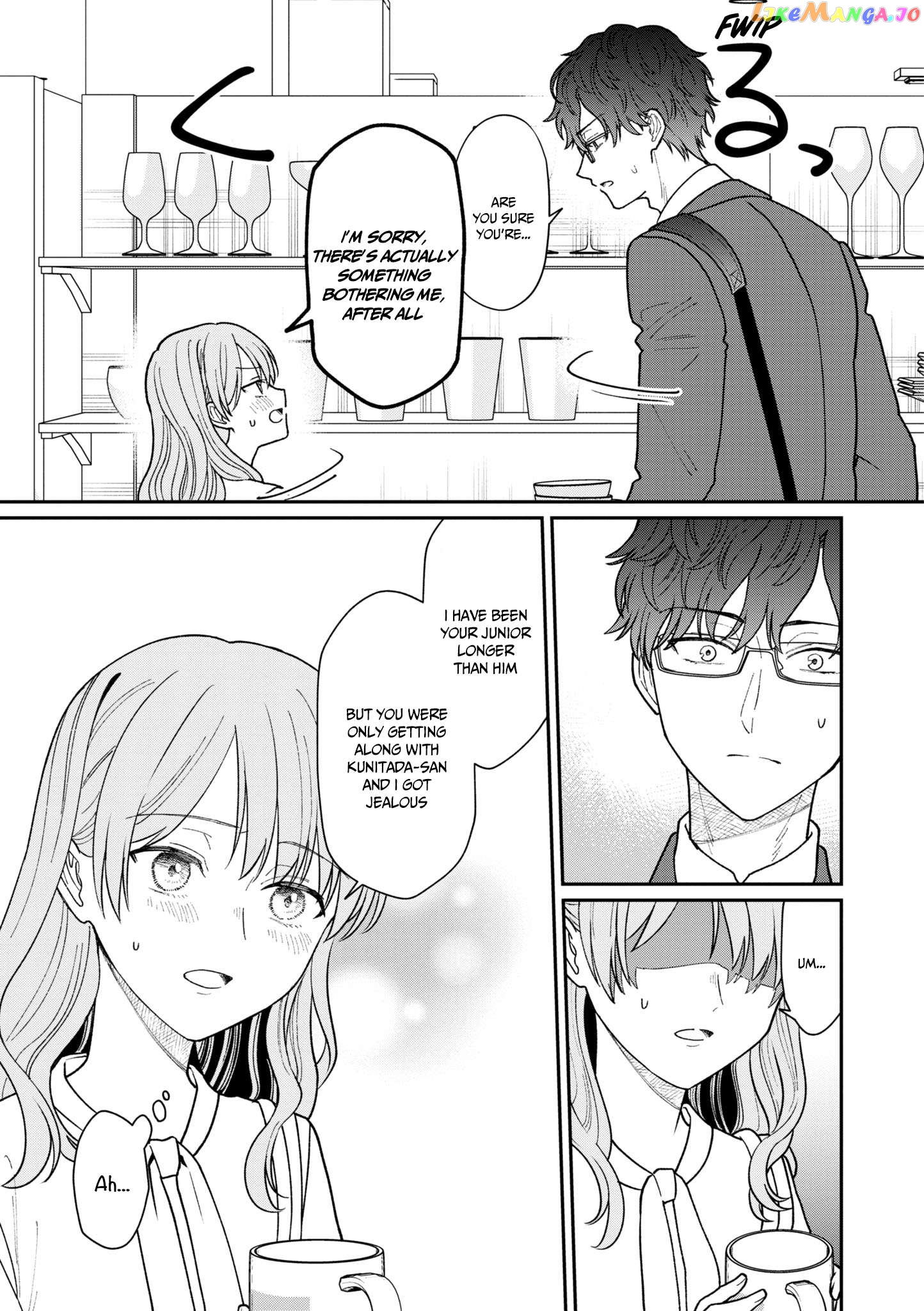 The New-Hire Who Could "Read" Emotions and the Unsociable Senpai Chapter 32.5 - page 8