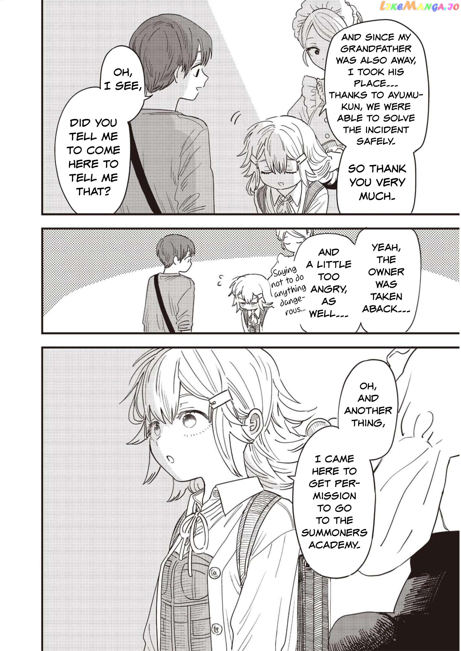 Ochikobore Shoukanshi To Toumei Na Boku Chapter 6 - page 14