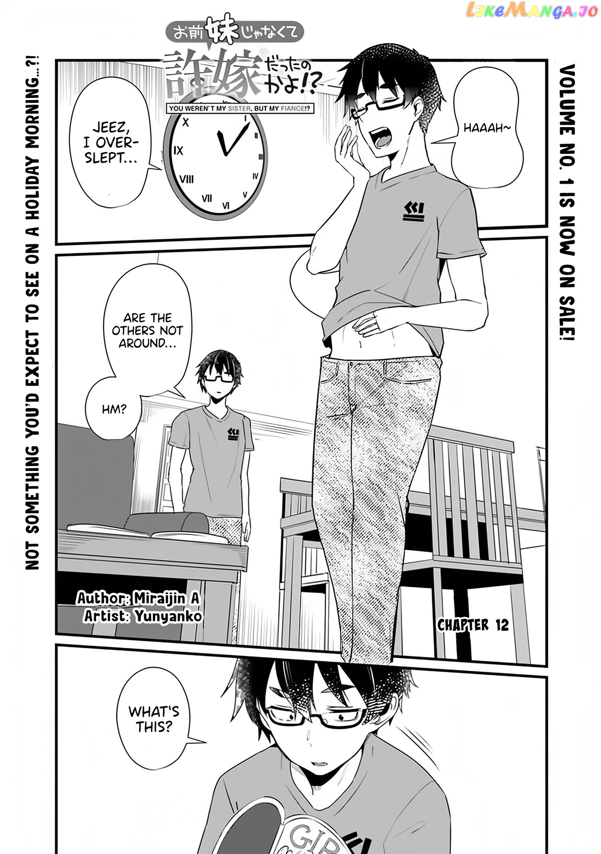 You Weren’t My Sister, But My Fiancée! Chapter 12 - page 2