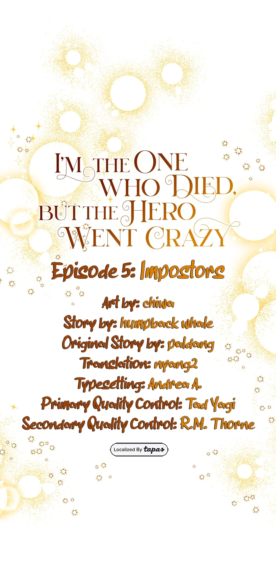I'm the One Who Died, but the Hero Went Crazy Chapter 5 - page 1